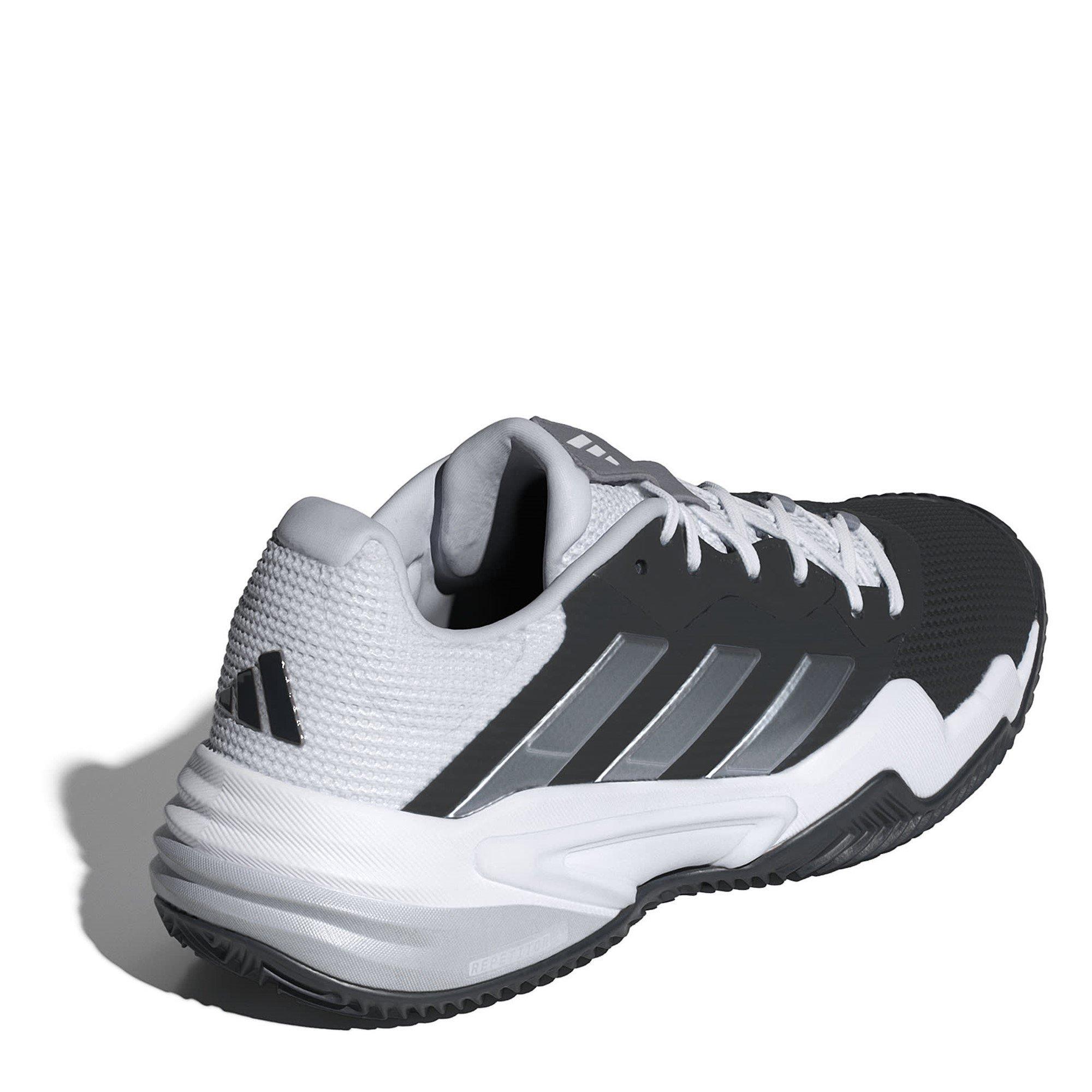 Nero/Bianco/Argento - adidas - Barricade 13 Clay Tennis Shoes Mens - 4