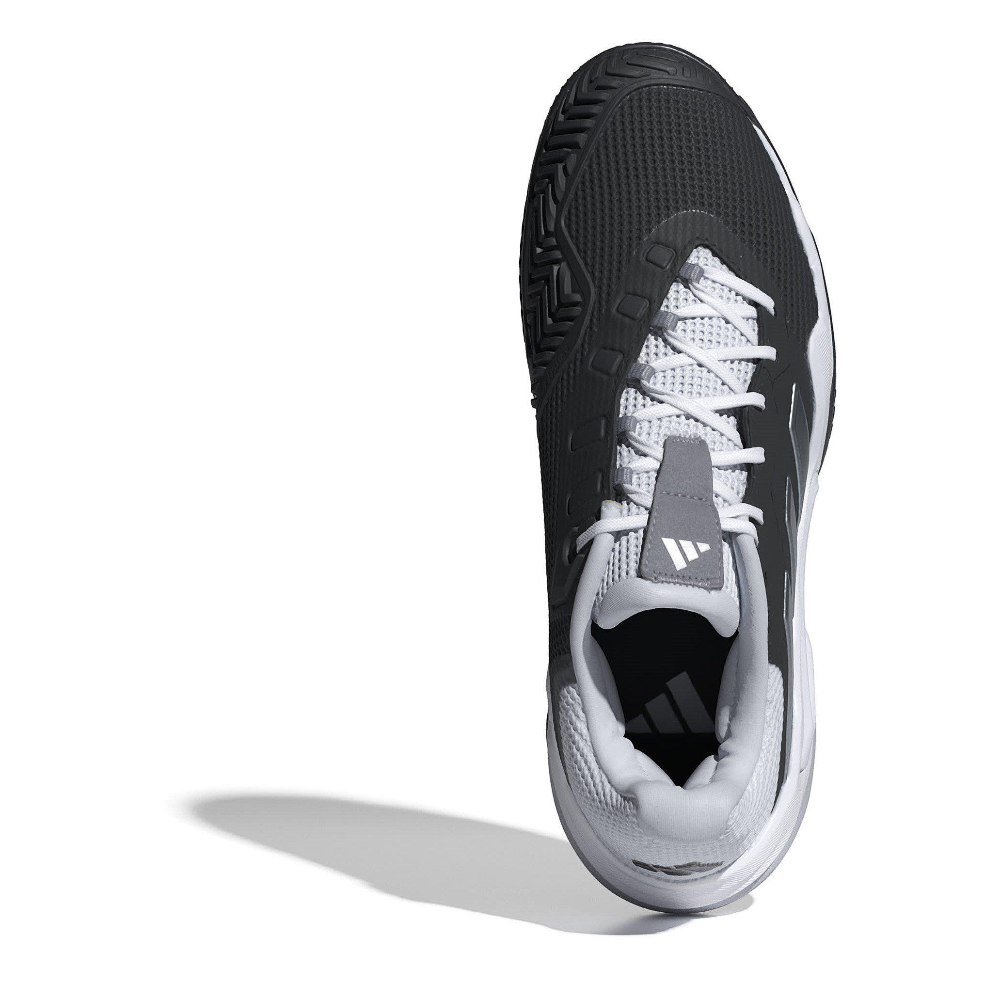 Nero/Bianco/Argento - adidas - Barricade 13 Clay Tennis Shoes Mens - 5