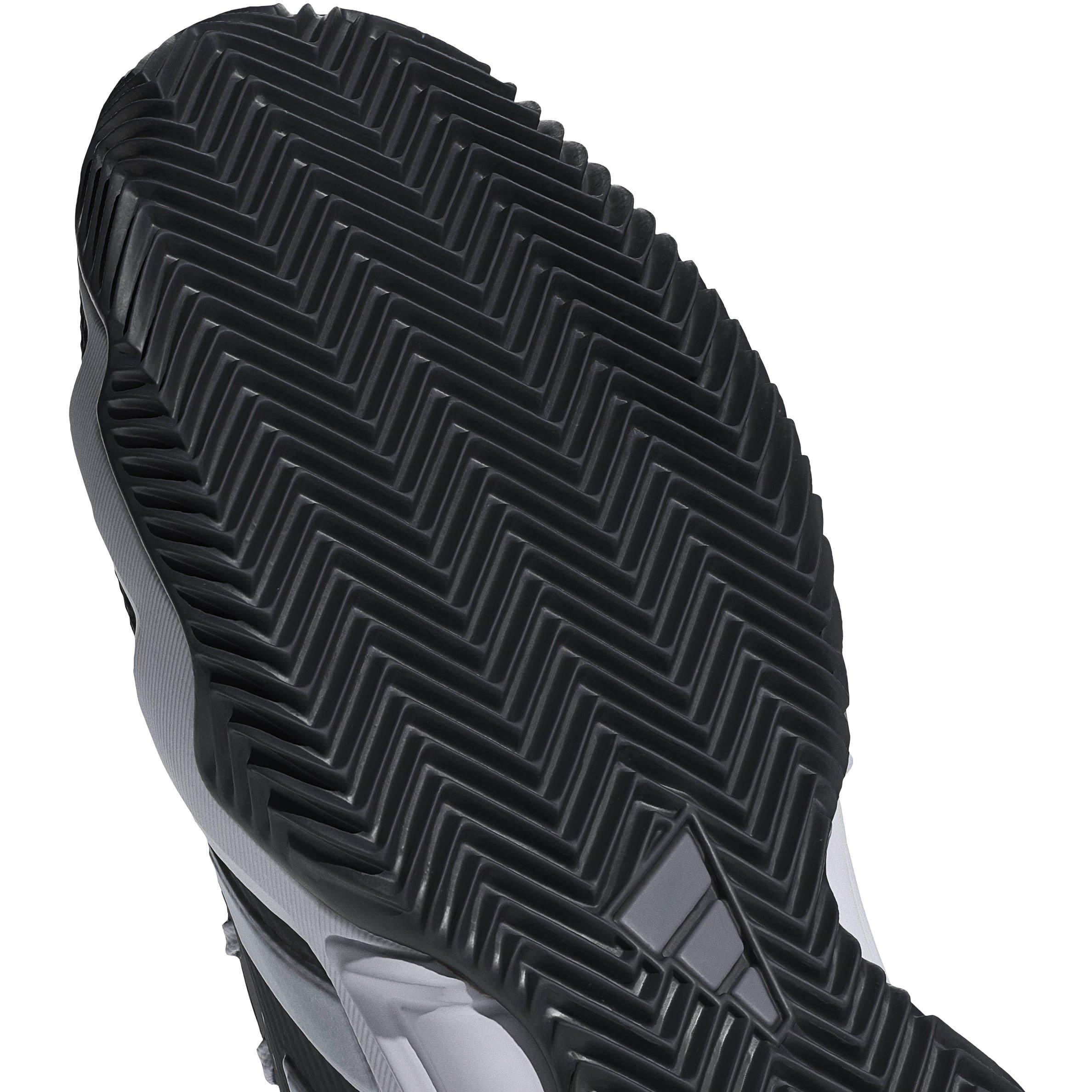 Nero/Bianco/Argento - adidas - Barricade 13 Clay Tennis Shoes Mens - 9