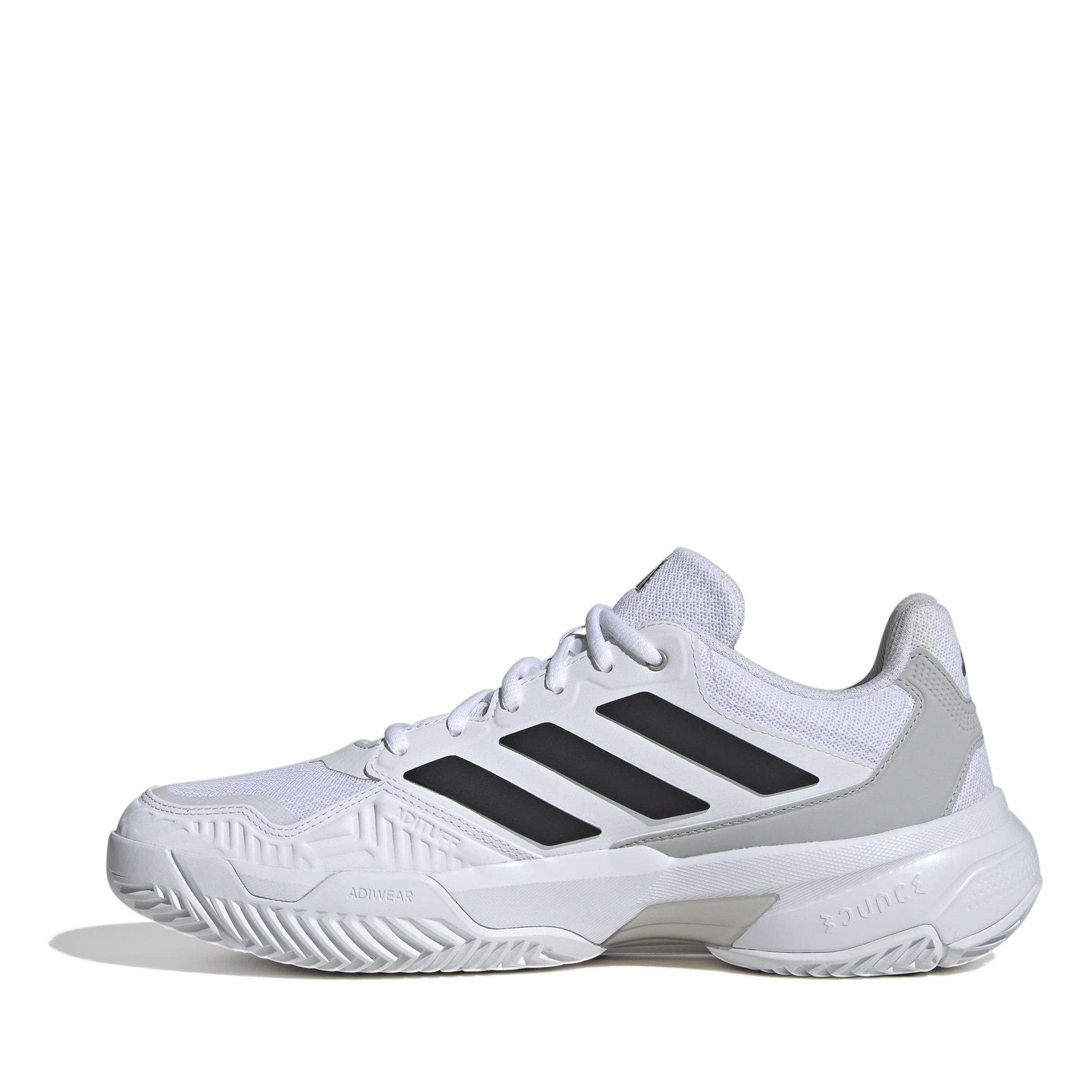 White/Black - adidas - CourtJam Control 3 Tennis Shoes Mens - 2