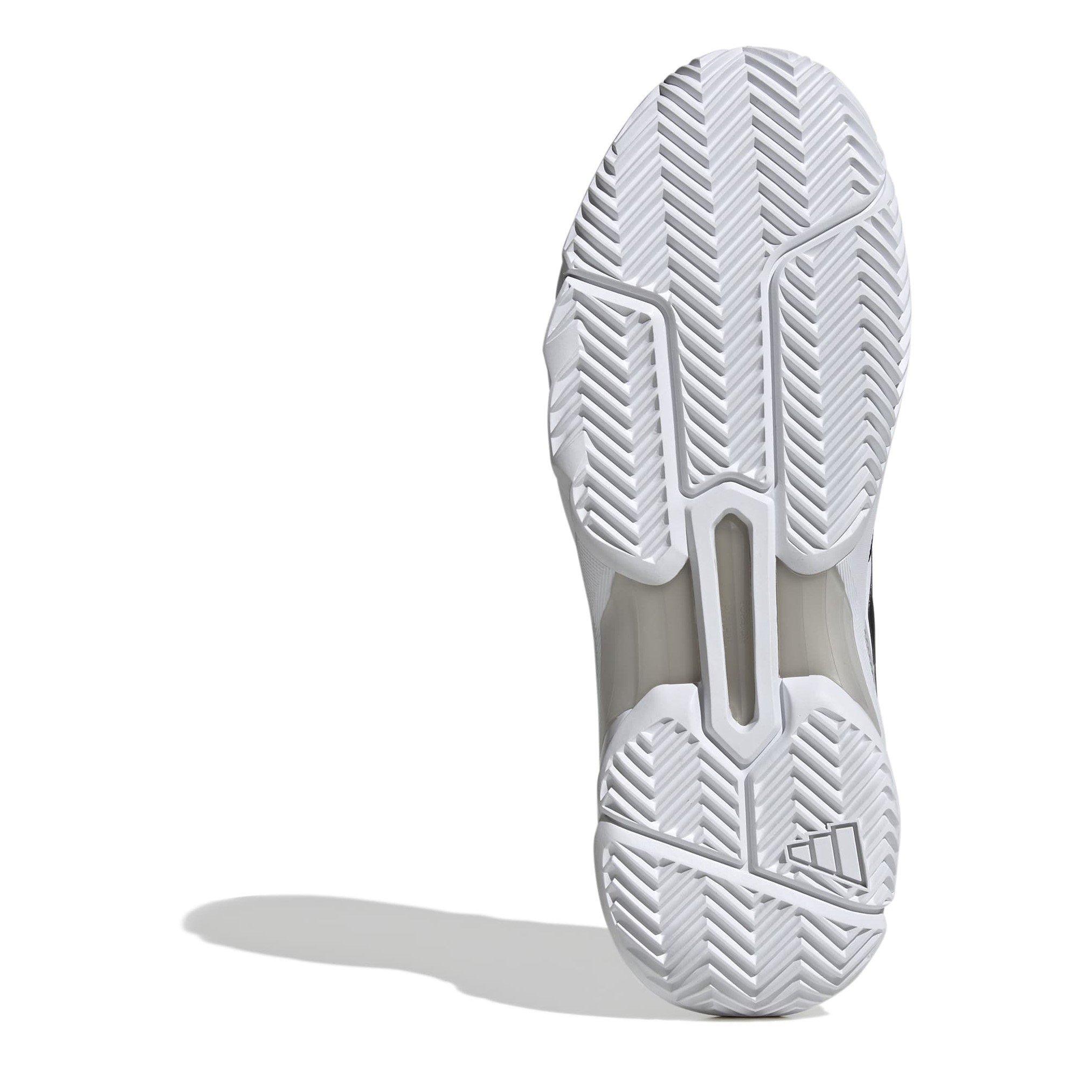 White/Black - adidas - CourtJam Control 3 Tennis Shoes Mens - 6