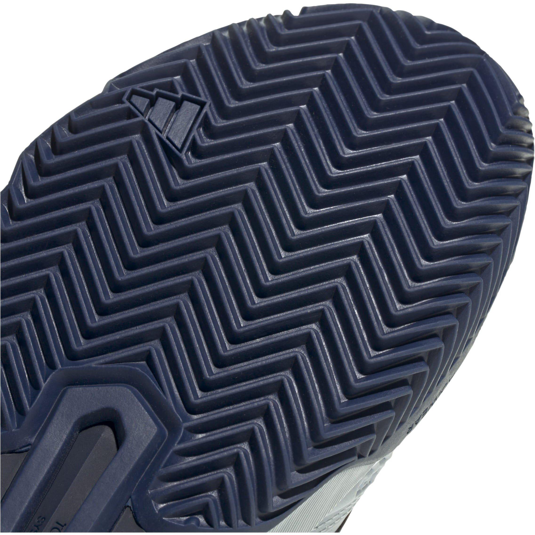 White/Blue - adidas - CourtJam Control 3 Clay Tennis Shoes Mens - 8