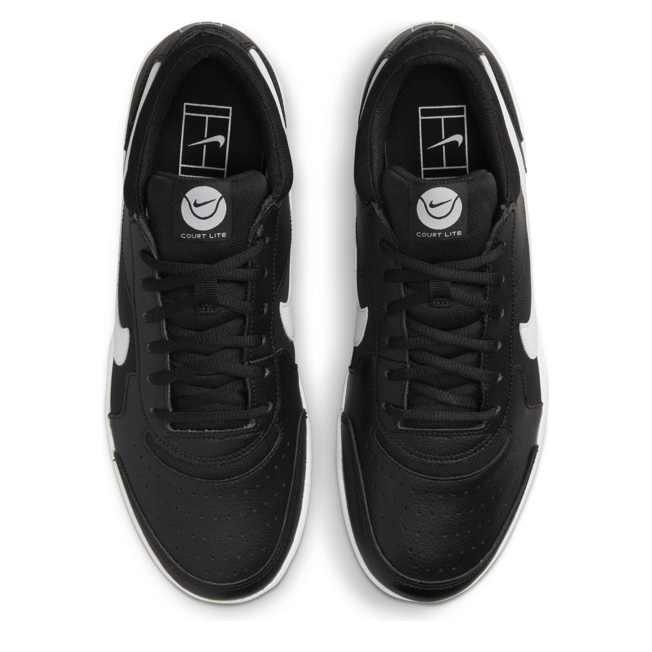 Black/White - Nike - Court Zoom Lite 3 Men's Hard Court Tennis Shoes - 6