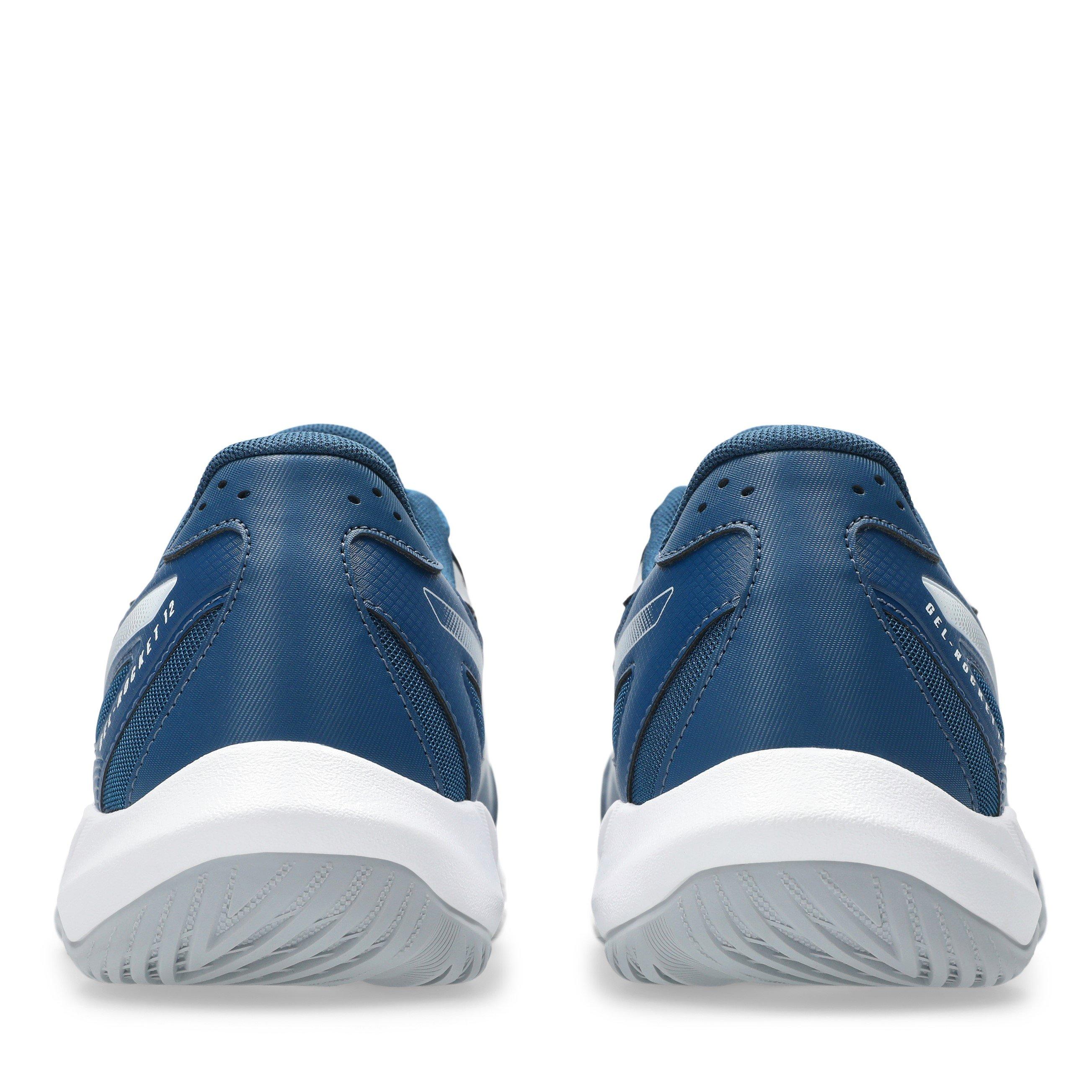 MAKO BLUE/GREY - Asics - GEL-Rocket 12 Mens Badminton Shoes - 7