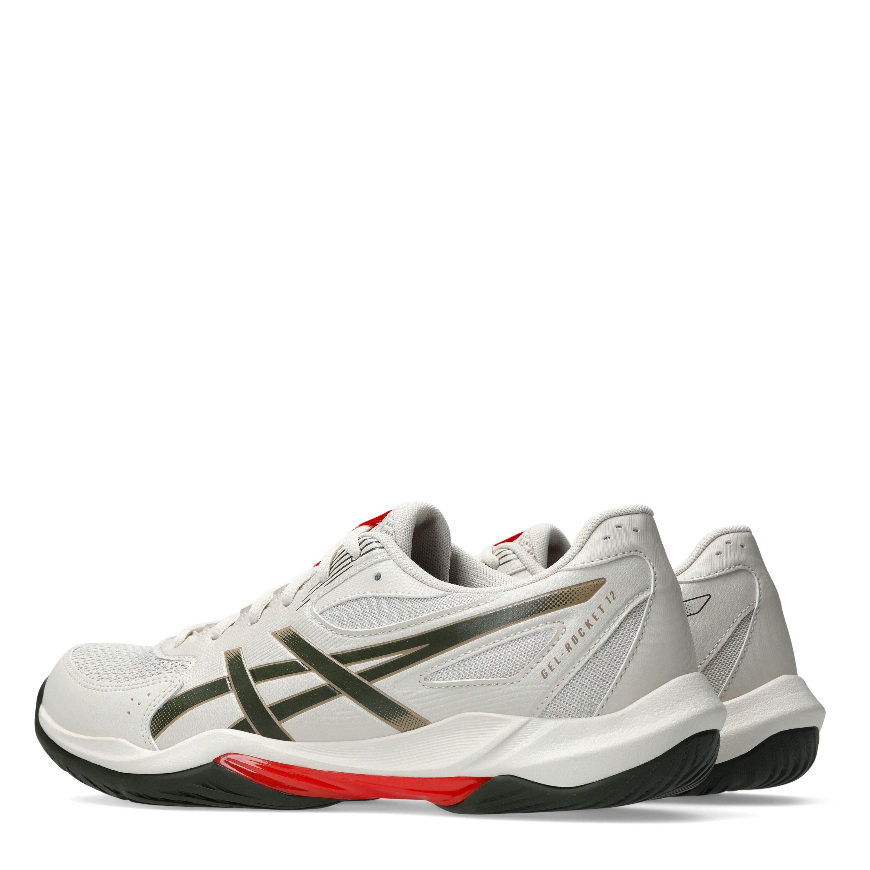 Oat/Khaki - Asics - GEL-Rocket 12 Mens Badminton Shoes - 5