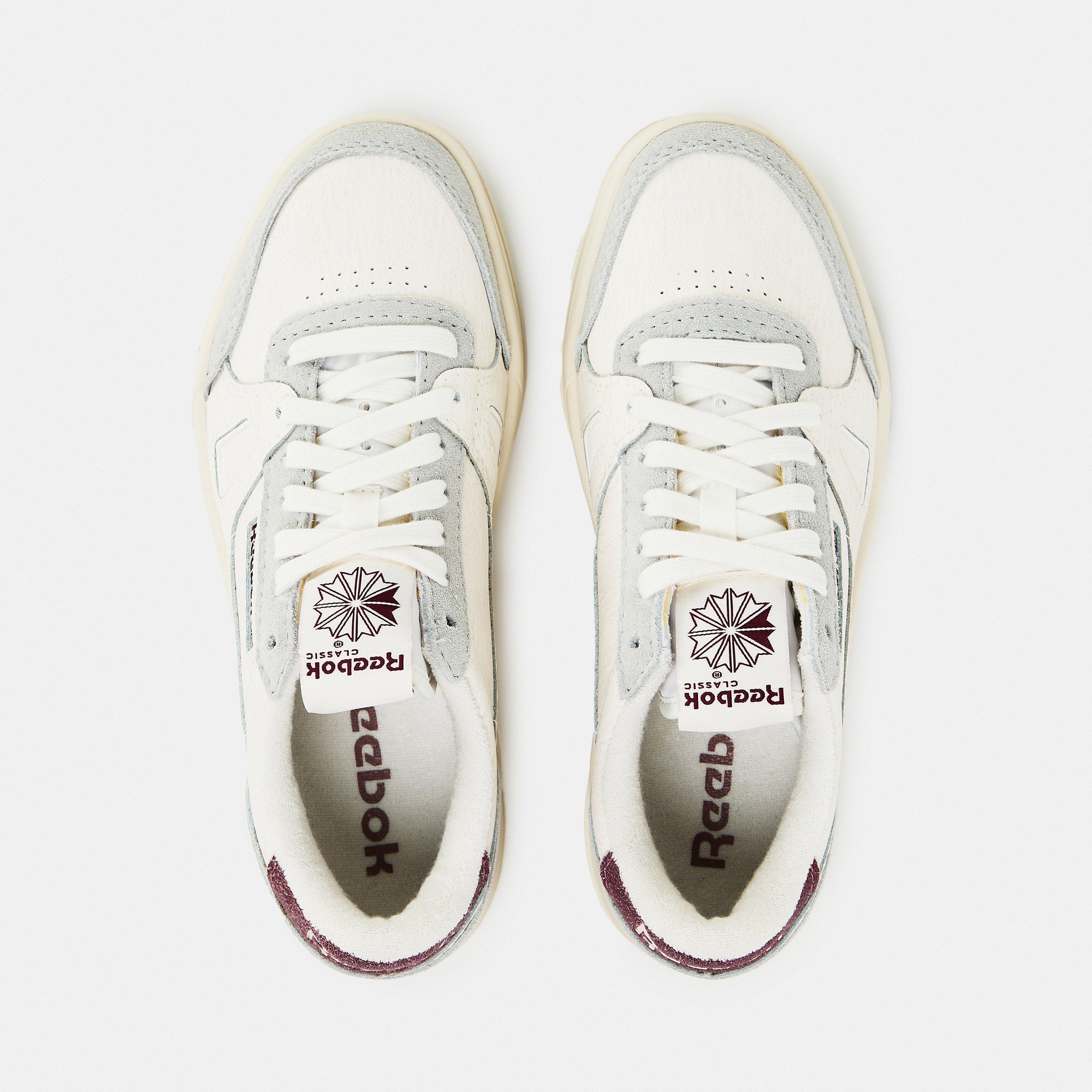 Chalk/Grey 1 - Reebok - Light Court Tennis Shoes - 4