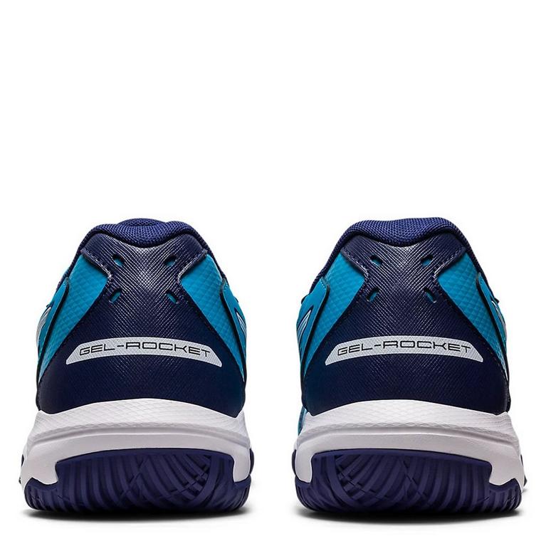 ISLA BLUE/WHITE - Asics - GEL Rocket 10 Mens Badminton Shoes - 7