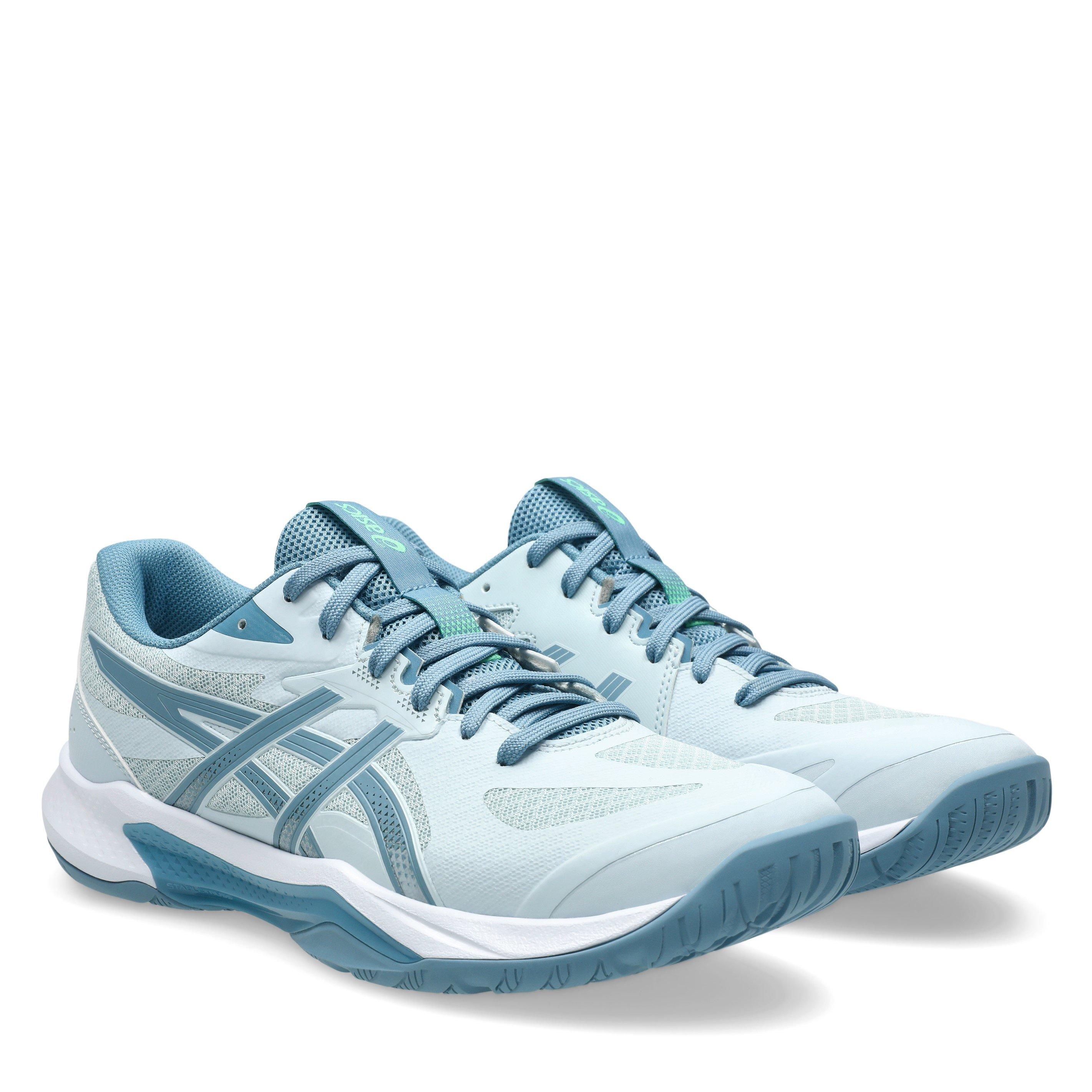 COOL GREY/BLUE - Asics - GEL-TACTIC 13 Mens Badminton Shoes - 4