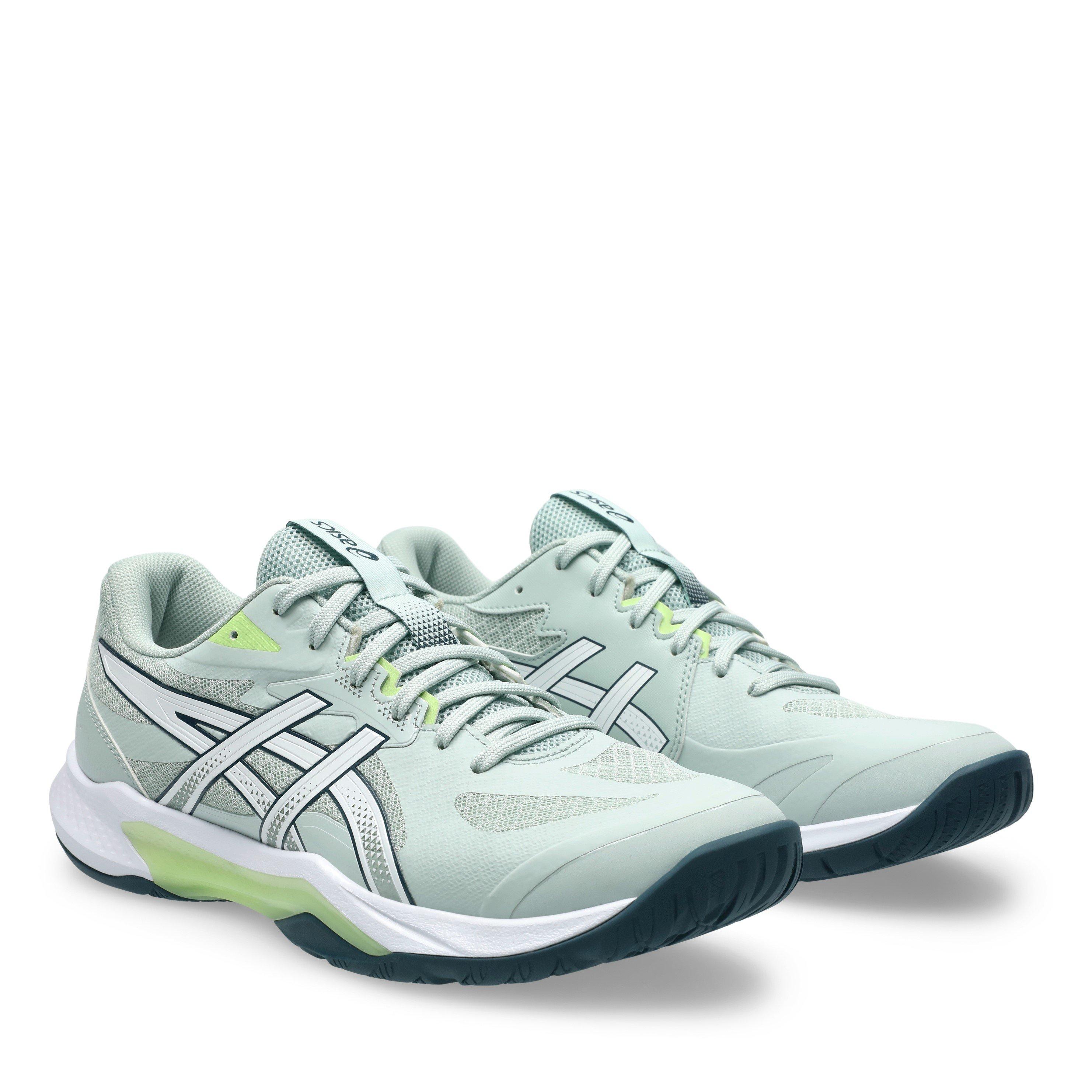LICHEN ROCK/WHT - Asics - GEL-TACTIC 13 Mens Badminton Shoes - 4