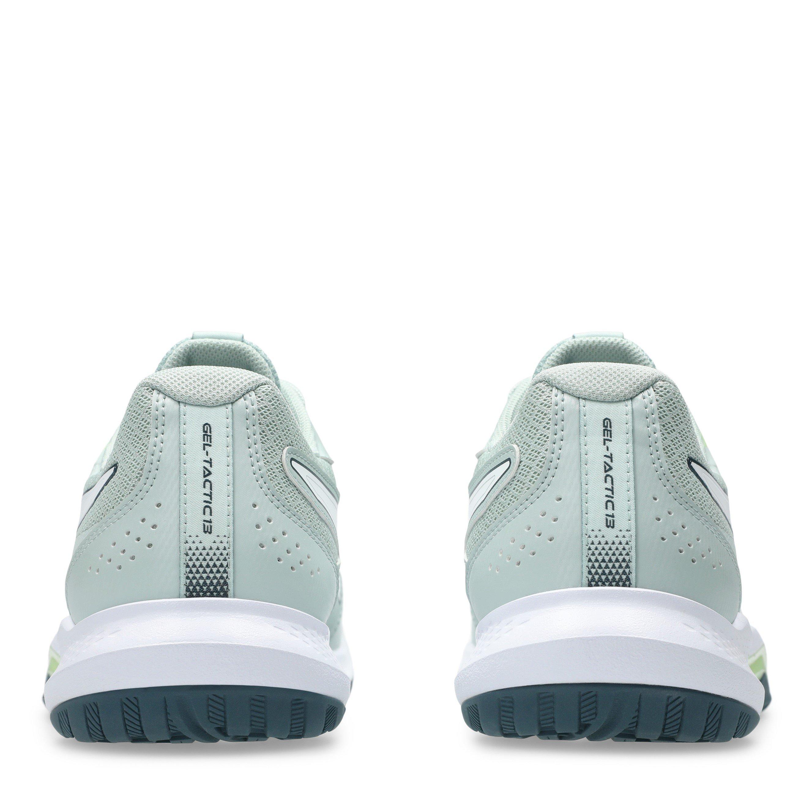 LICHEN ROCK/WHT - Asics - GEL-TACTIC 13 Mens Badminton Shoes - 7