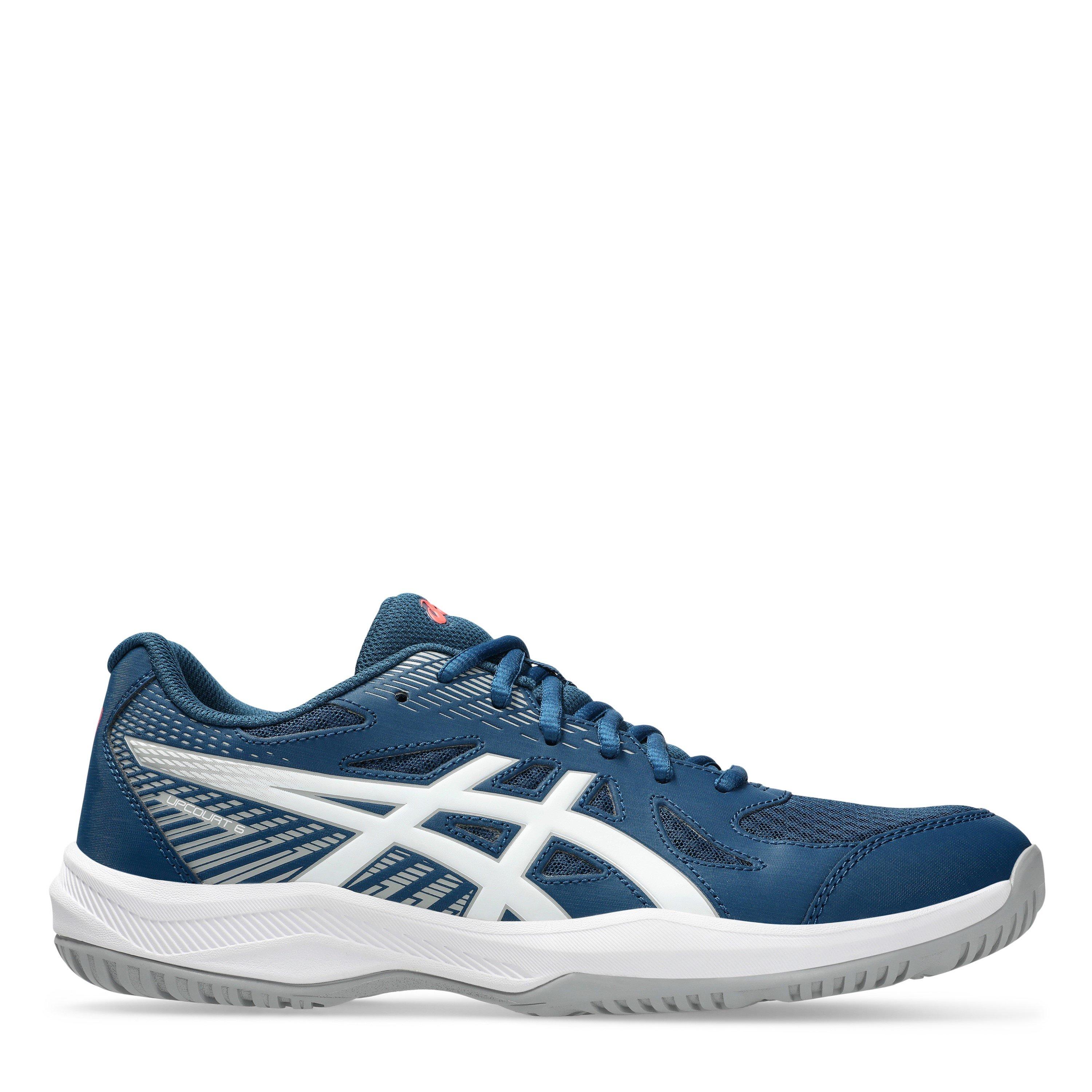MAKO BLUE/WHITE - Asics - Upcourt 6 Mens Badminton Shoes - 1