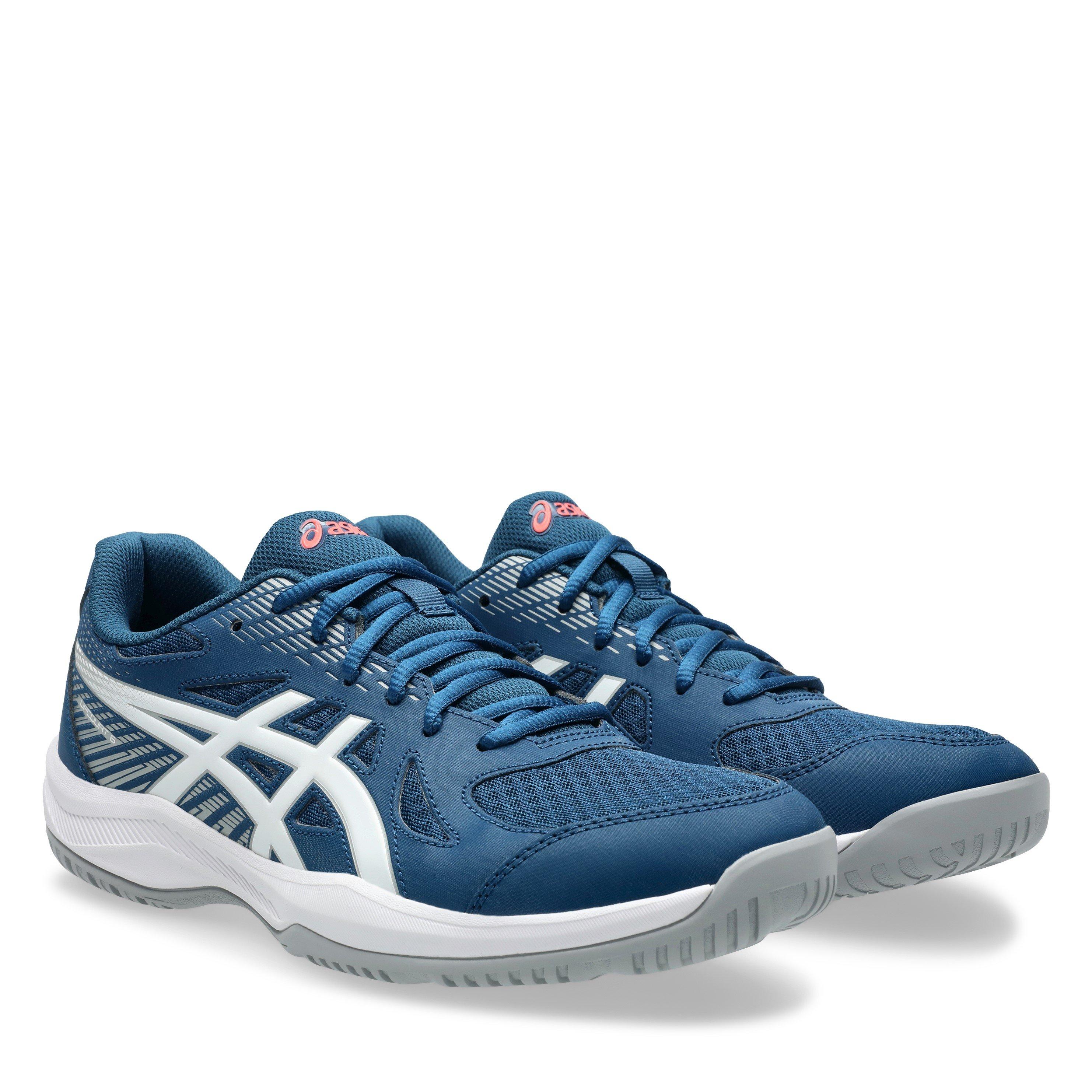 MAKO BLUE/WHITE - Asics - Upcourt 6 Mens Badminton Shoes - 4