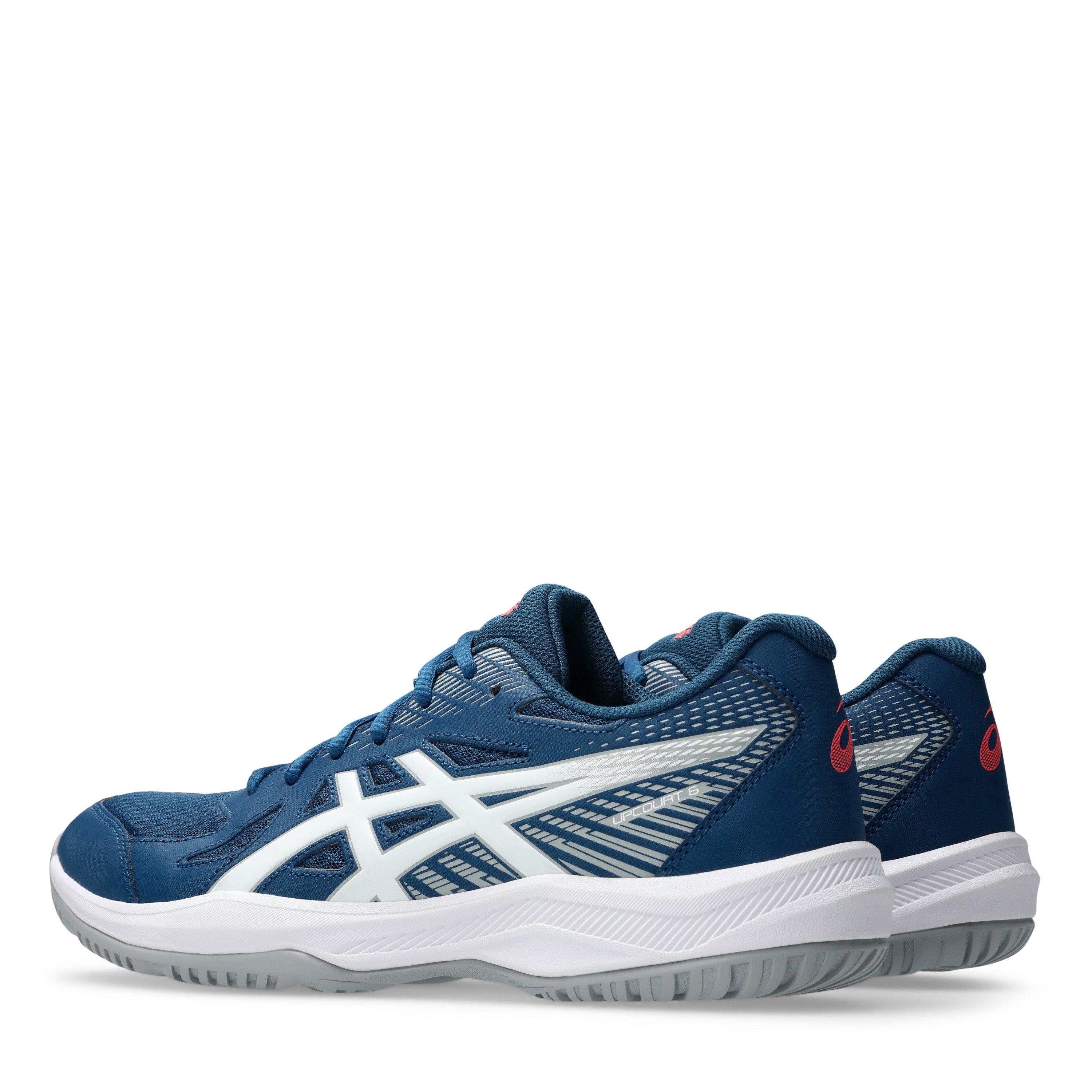 MAKO BLUE/WHITE - Asics - Upcourt 6 Mens Badminton Shoes - 5