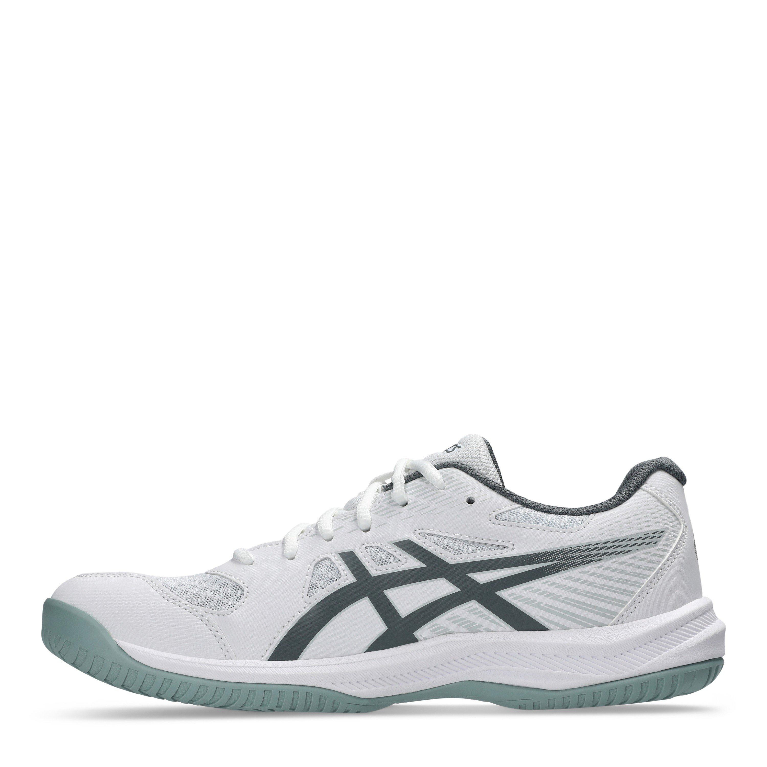 Wht/Steel Grey - Asics - Upcourt 6 Mens Badminton Shoes - 2