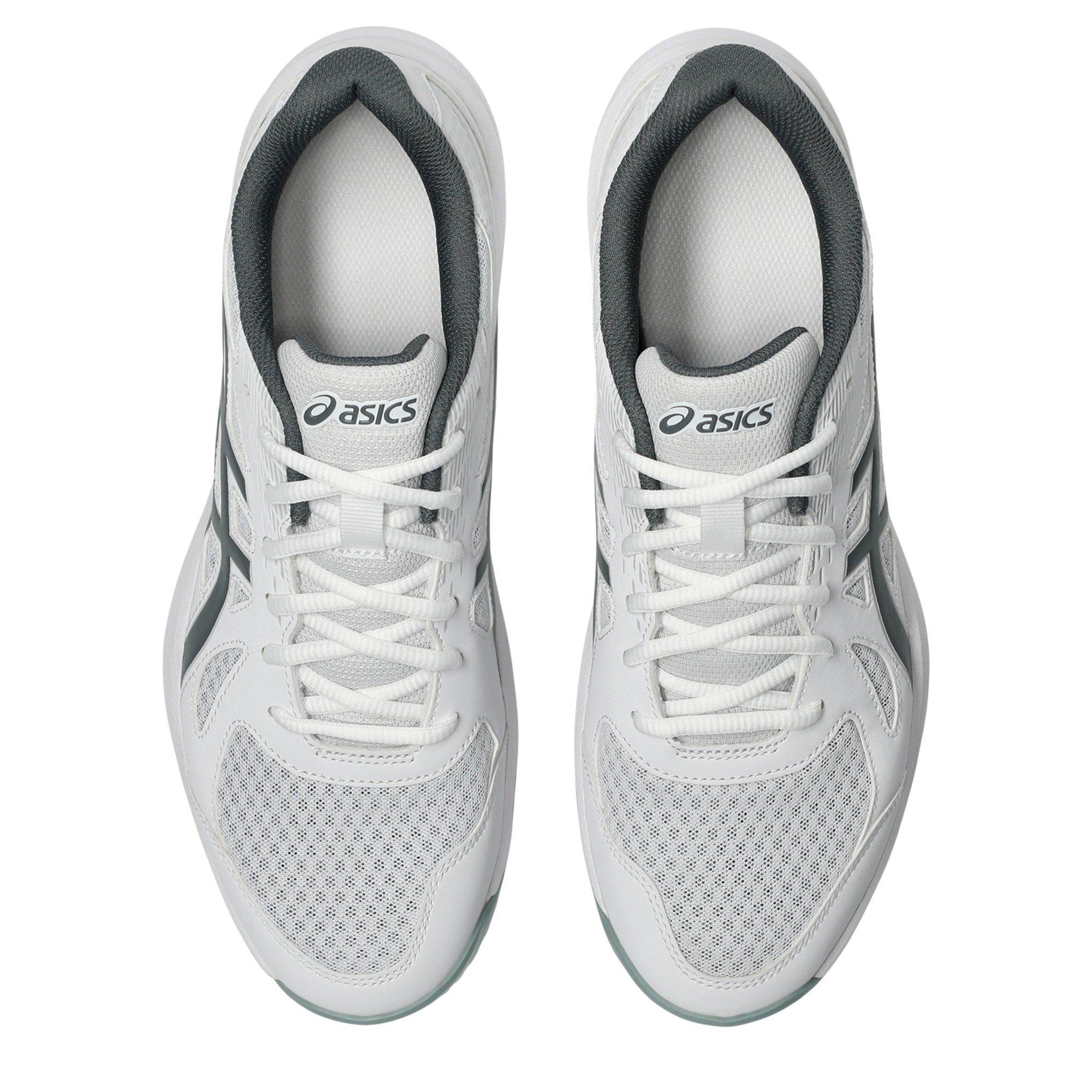 Wht/Steel Grey - Asics - Upcourt 6 Mens Badminton Shoes - 6