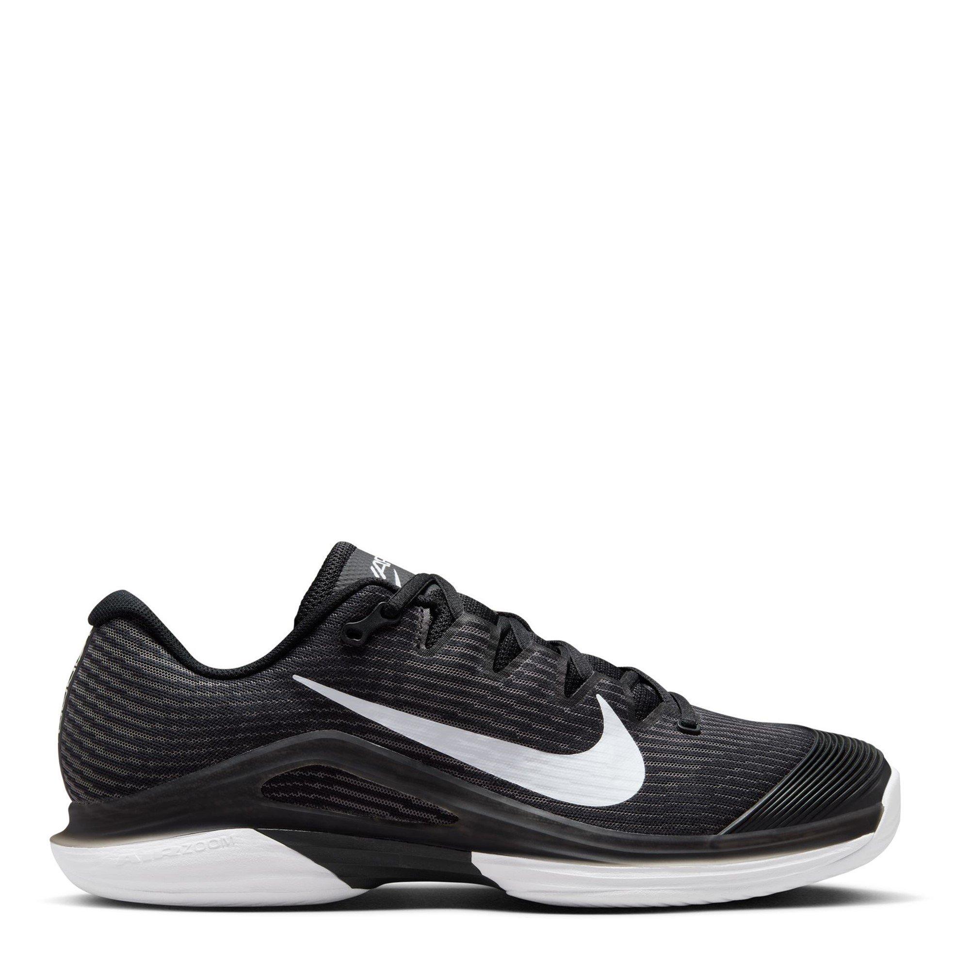 Nike Men's Tennis Shoes - Black/White - 7 (41)