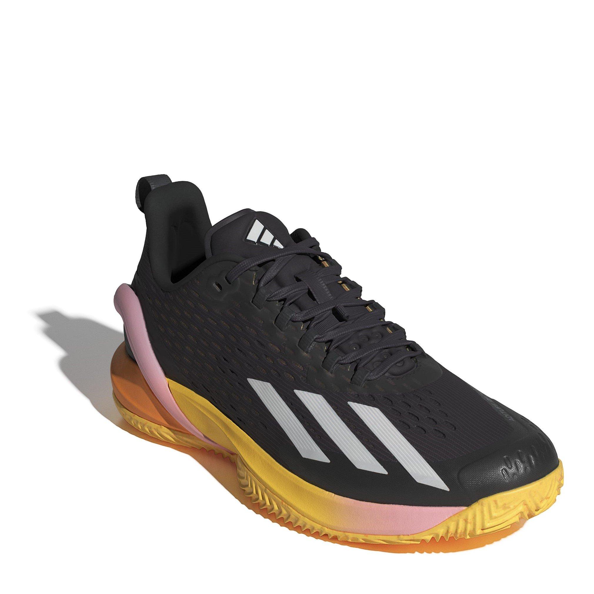 Blk/Met/Sprk - adidas - Adizero Cybersonic Clay Tennis Shoes Mens - 3
