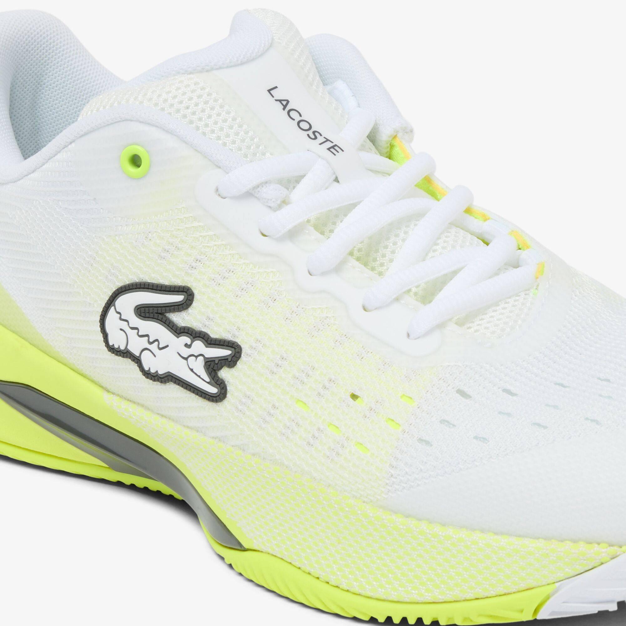 Wht/Yllw V05 - Lacoste - Men's AG-LT EVO Tennis Shoes - 4