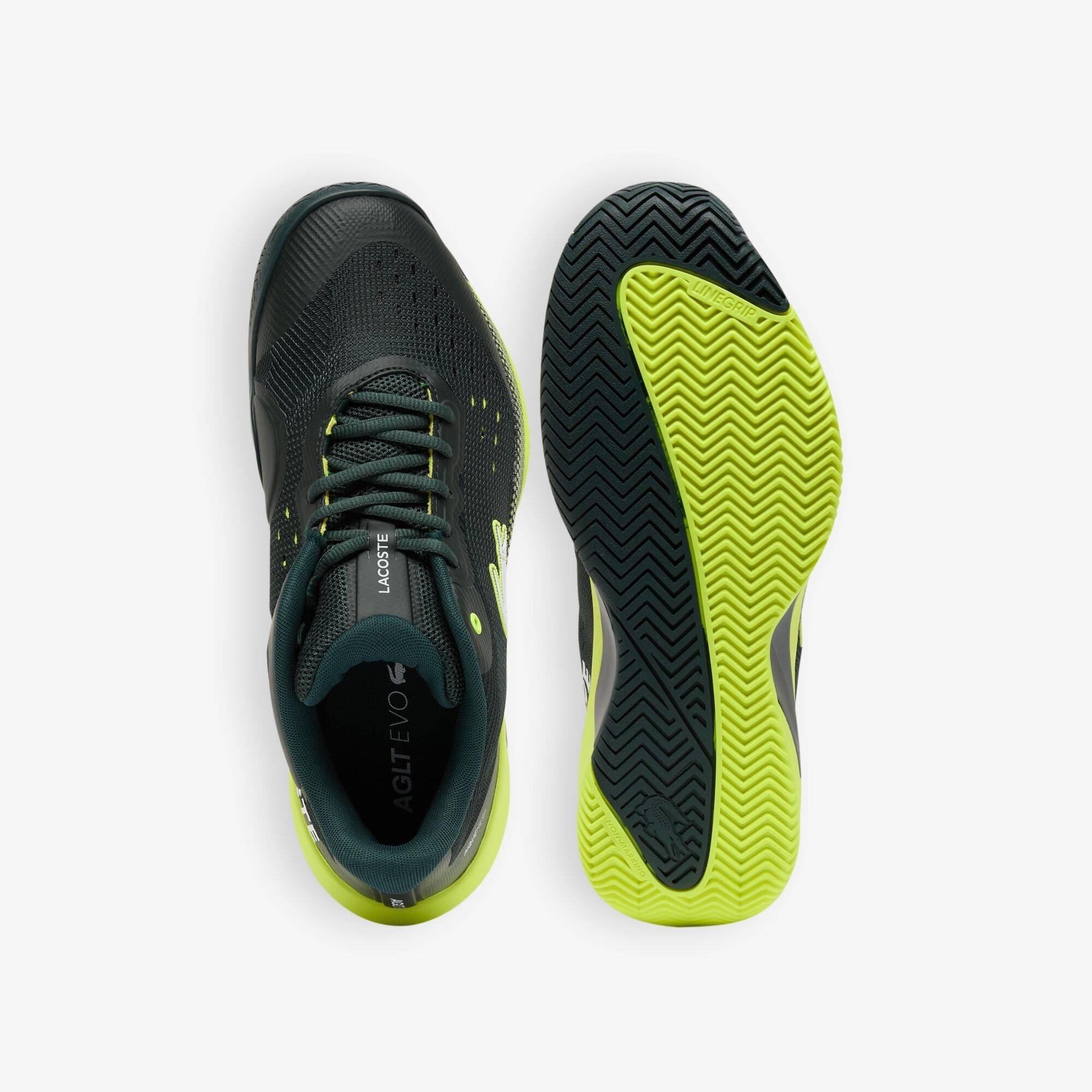 Grn/Yllw AB3 - Lacoste - Men's AG-LT EVO Tennis Shoes - 5