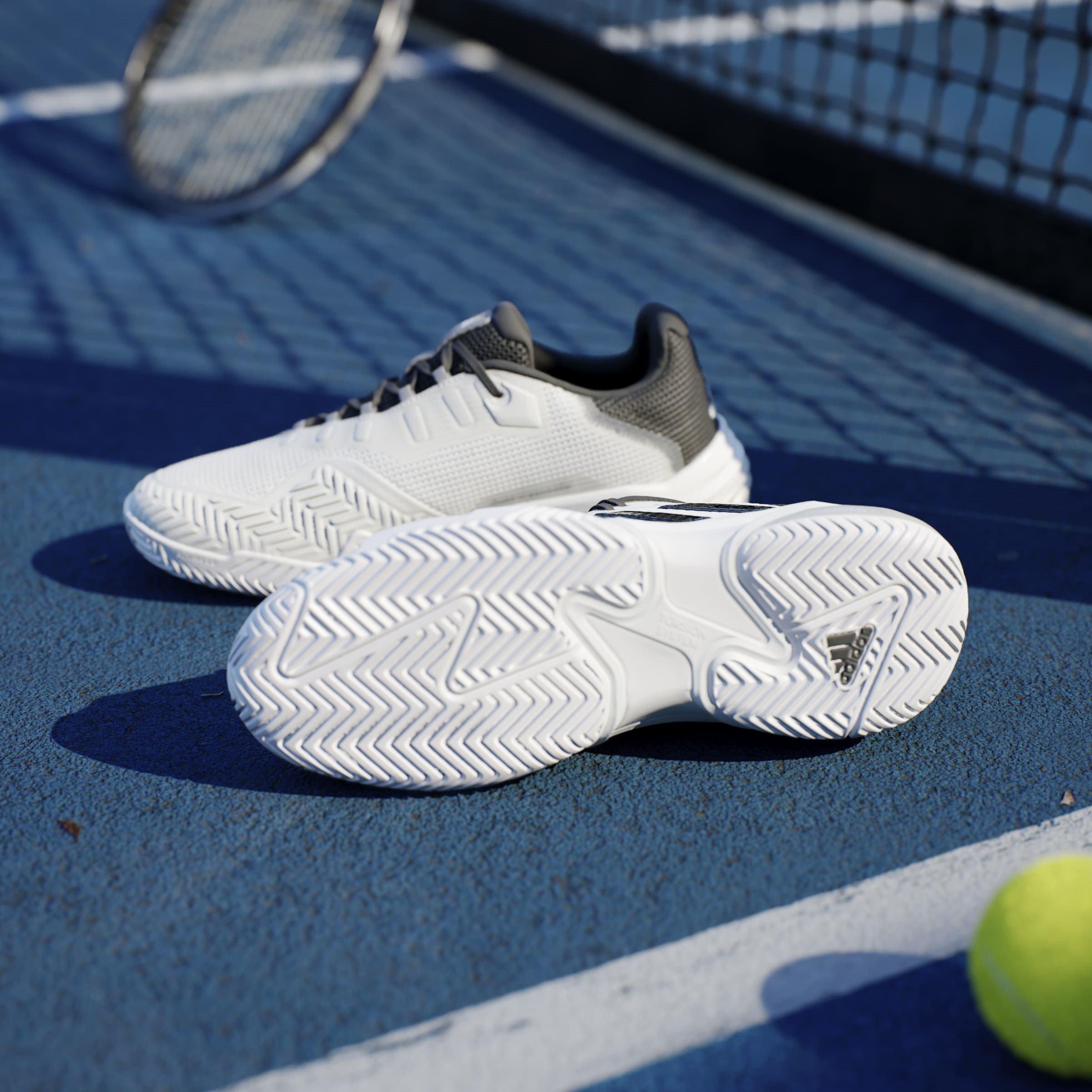 Blanc - adidas - Barricade 13 Tennis Shoes - 12