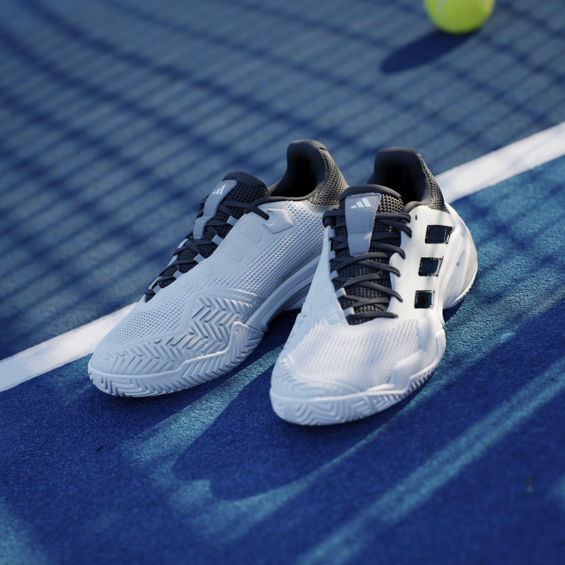 Blanc - adidas - Barricade 13 Tennis Shoes - 13