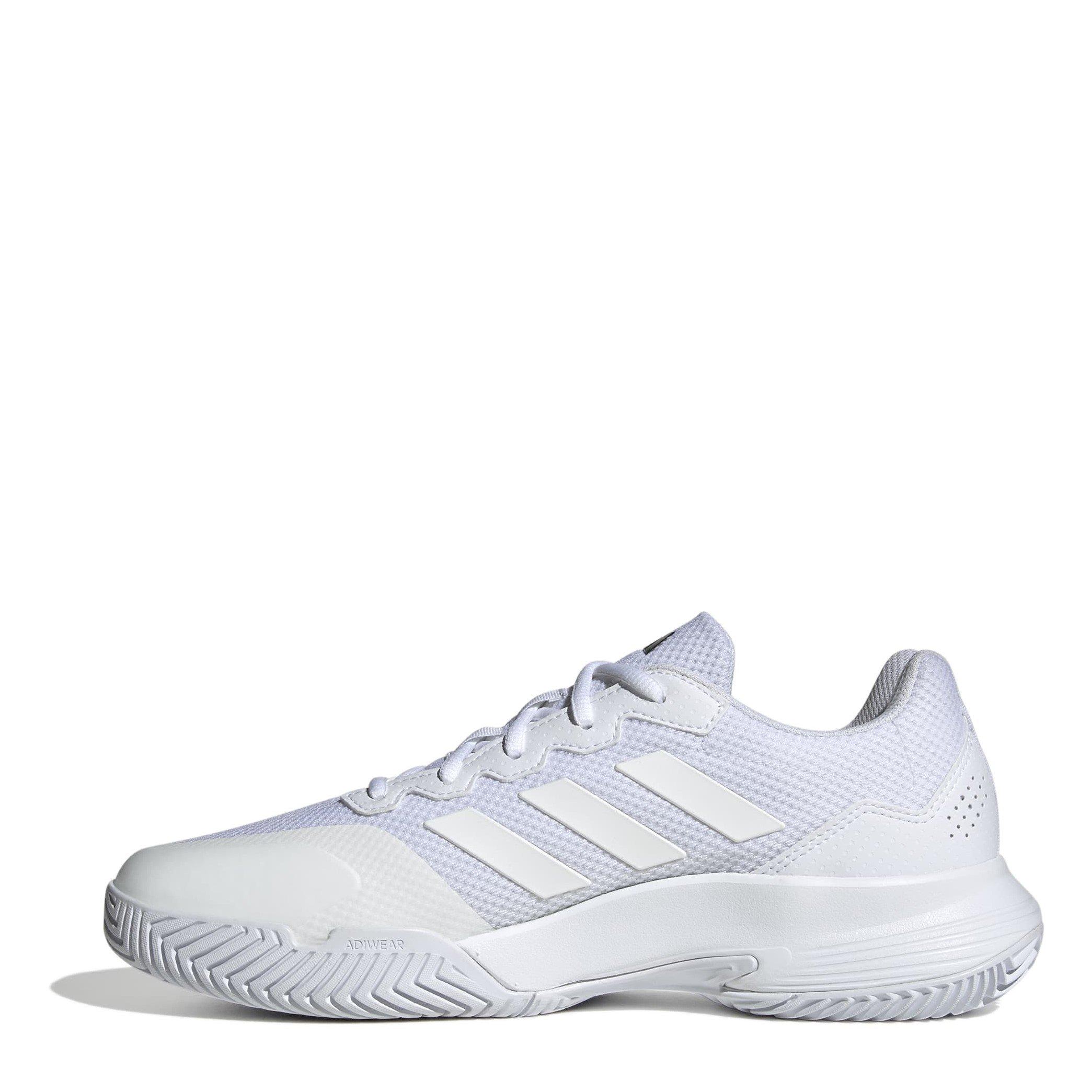 Weiß/Matt Silber - adidas - Gamecourt Tennis Shoes - 2