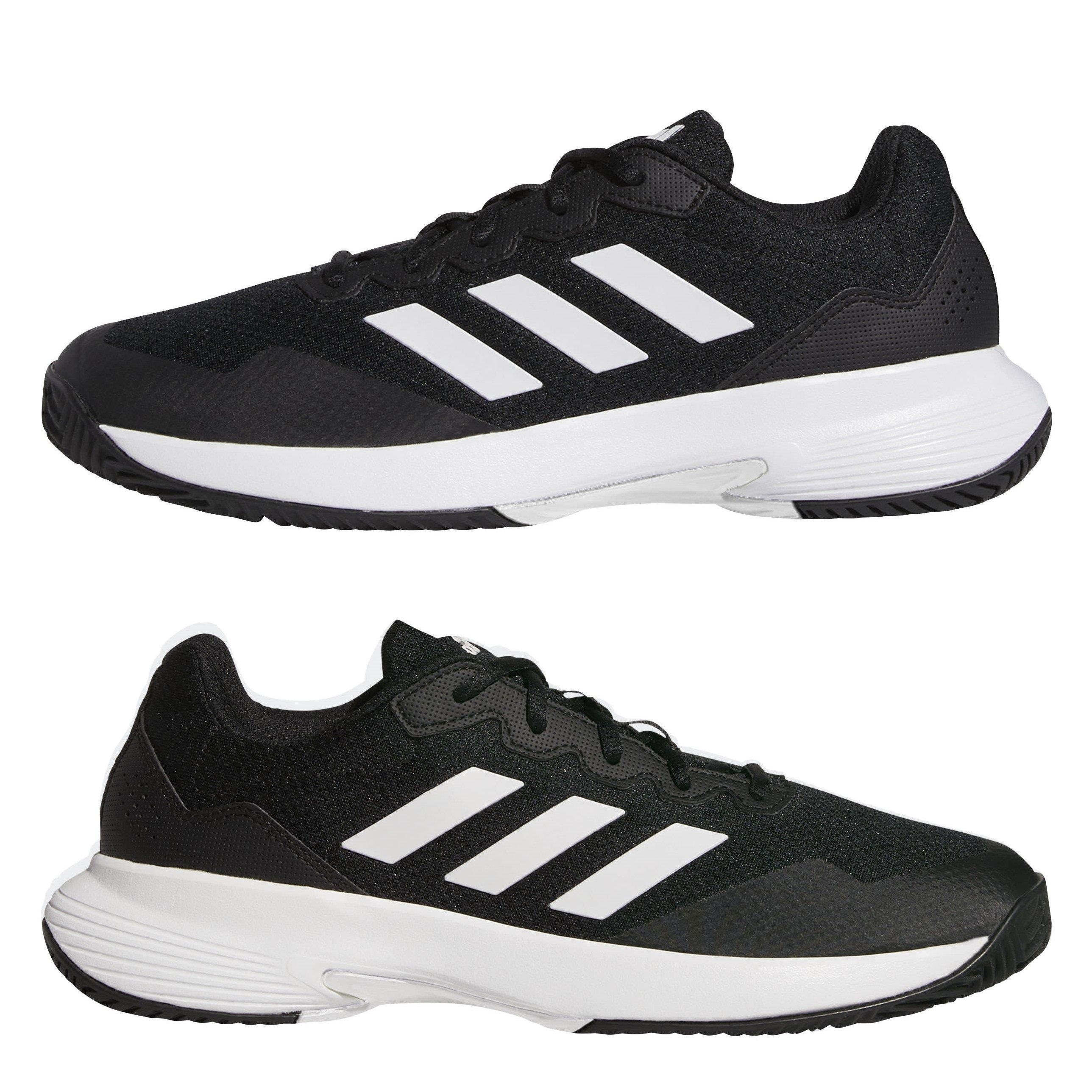 Preto/Branco - adidas - Game Court 2 Men's Tennis Shoes - 11