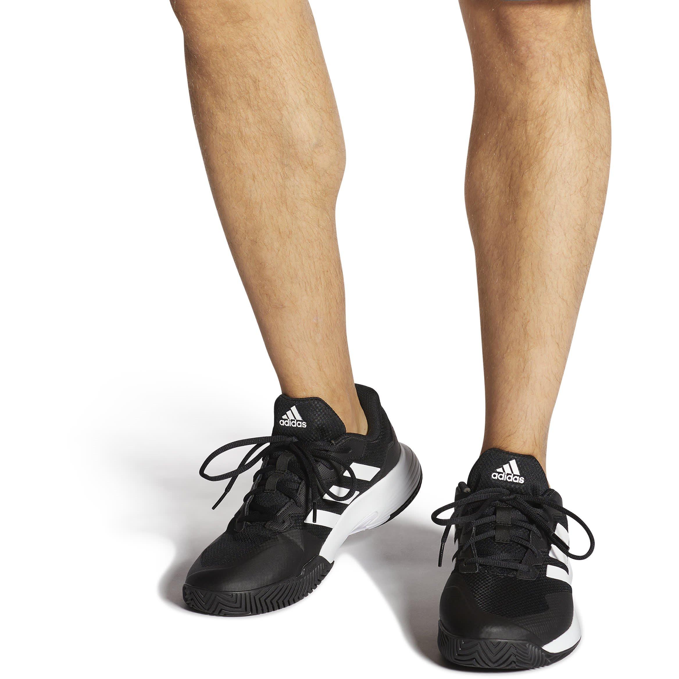 Preto/Branco - adidas - Game Court 2 Men's Tennis Shoes - 10
