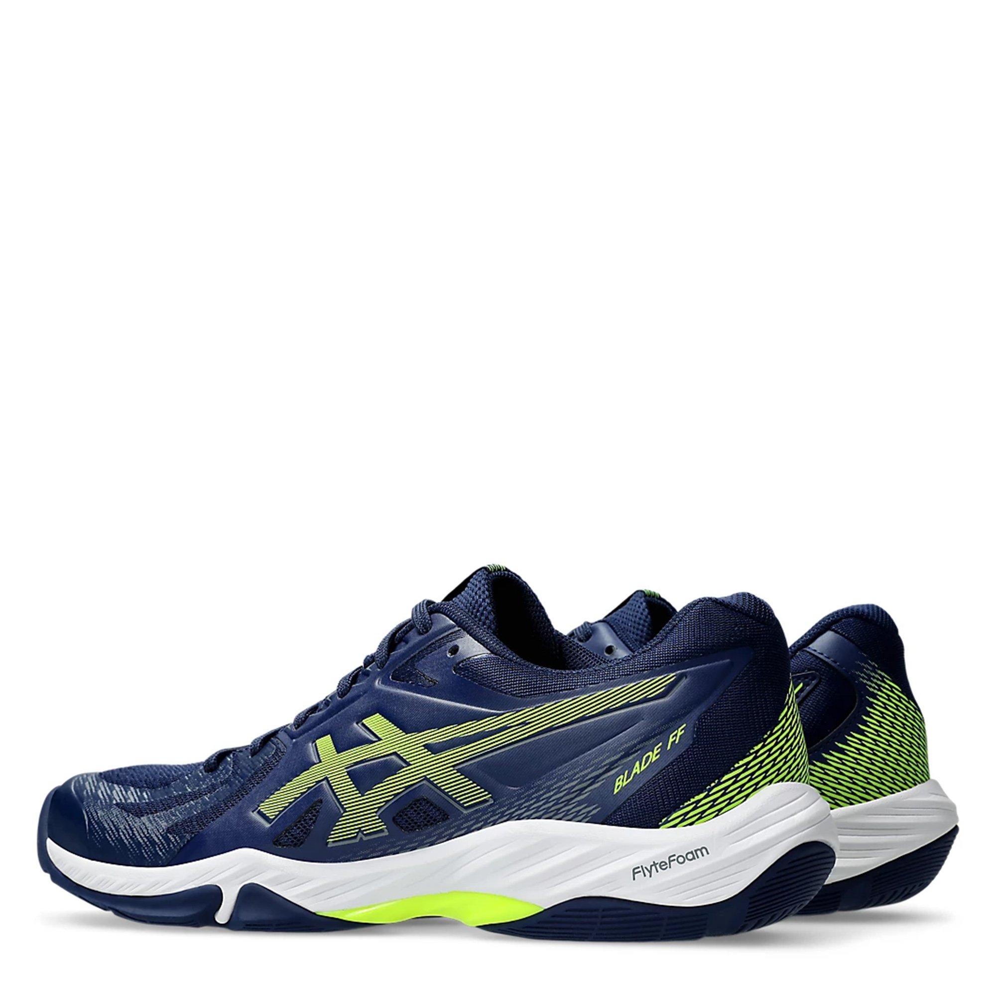 BlueExpa/Yellow - Asics - Blade FF Mens Badminton Shoes - 6