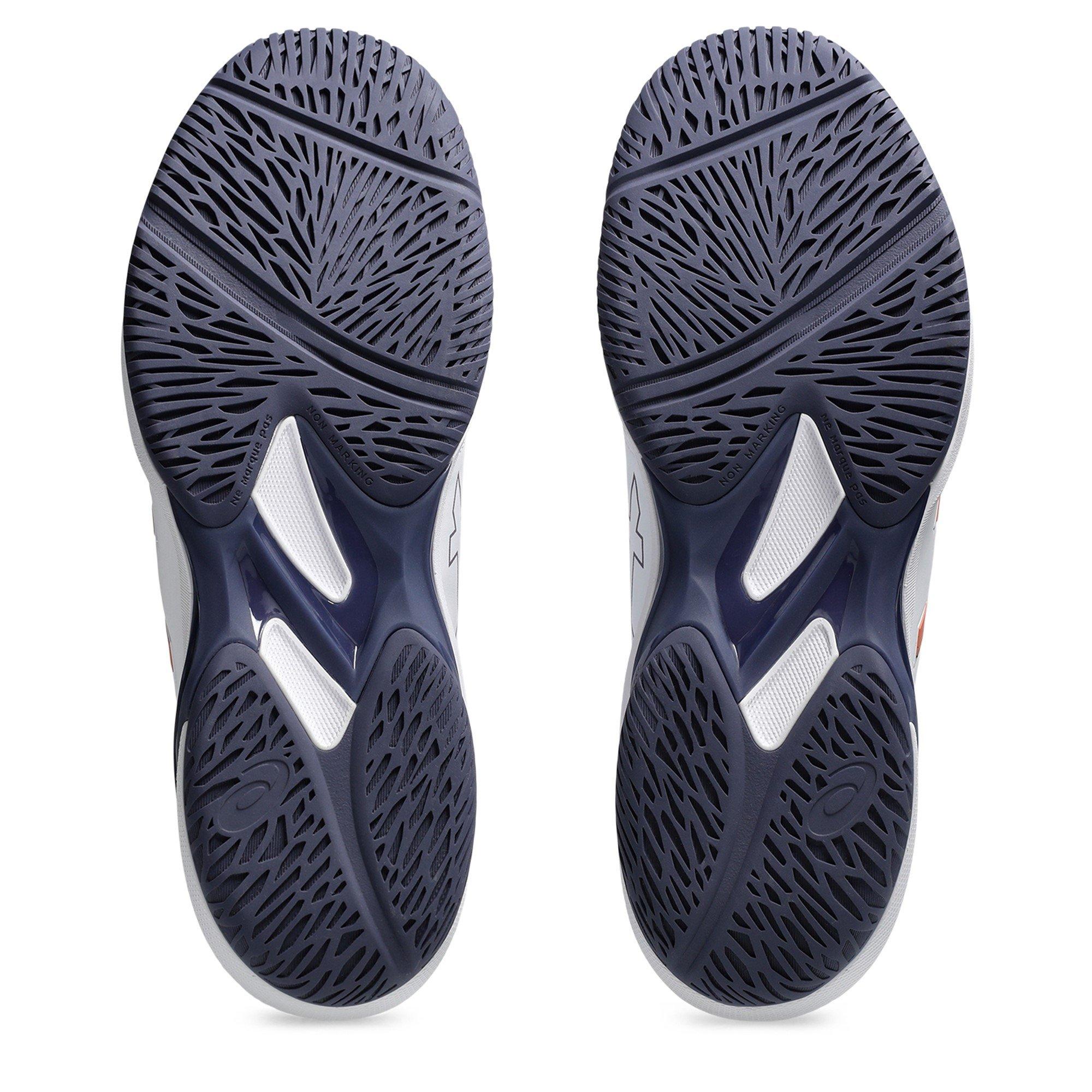 White/Orange - Asics - Solution Swift Ff 2 Tennis Shoes Mens - 3