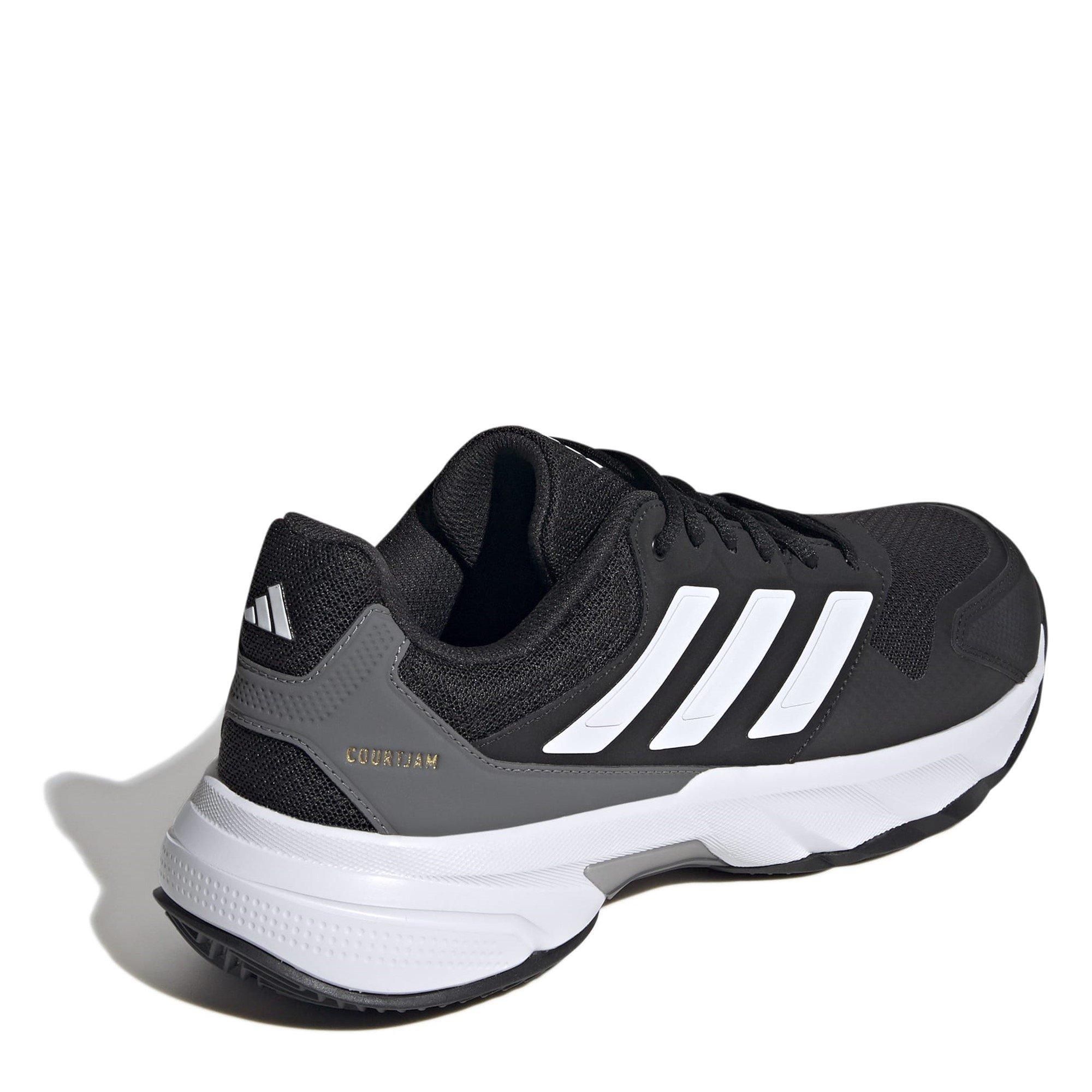 Black - adidas - Courtjam Control Tennis Shoes - 4