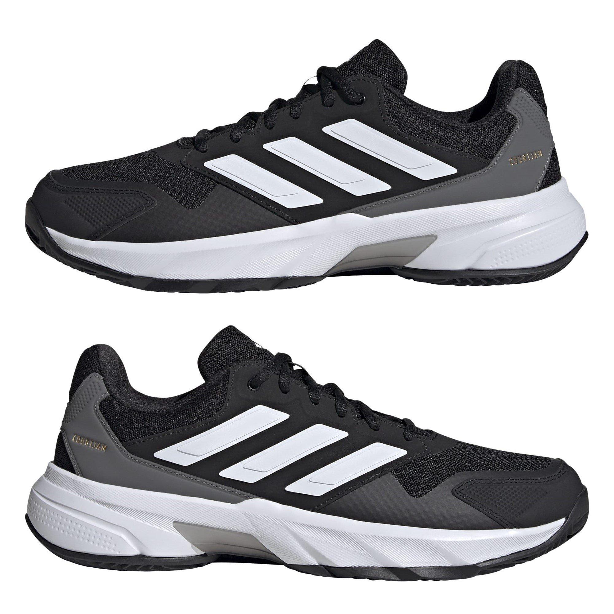 Black - adidas - Courtjam Control Tennis Shoes - 9