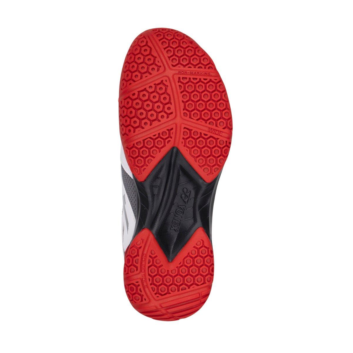 Wit/Rood - Yonex - Power Cushion 39 Badminton Shoes Mens - 5
