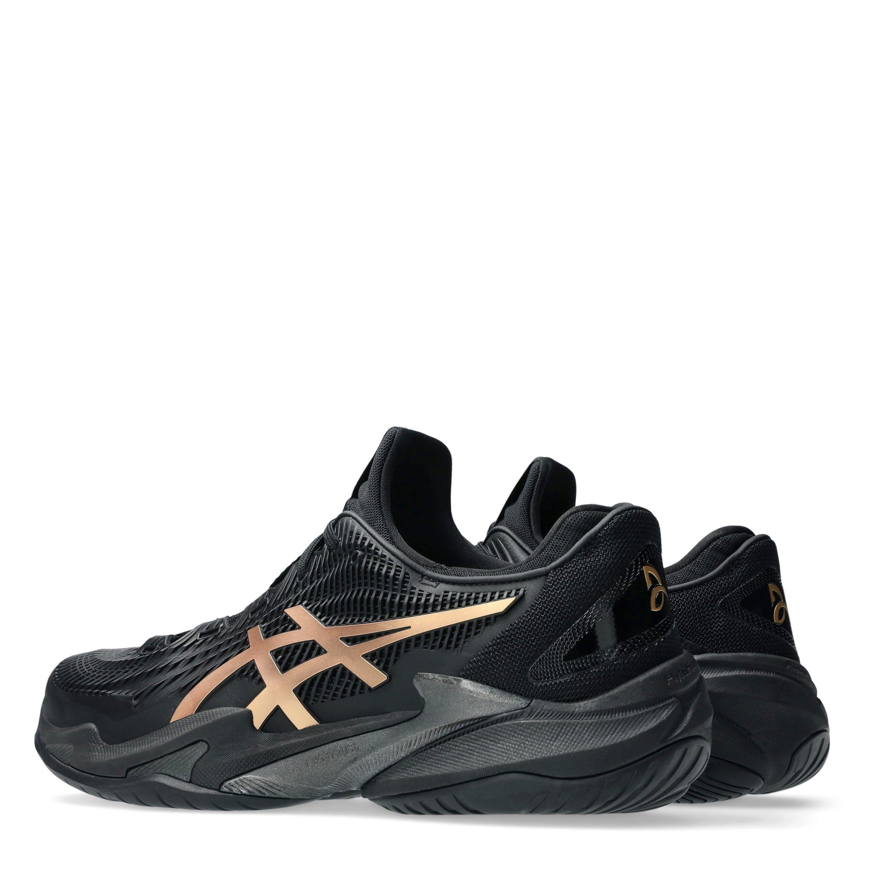 Black/Prs Gold - Asics - Court Novak Tennis Shoes - 5