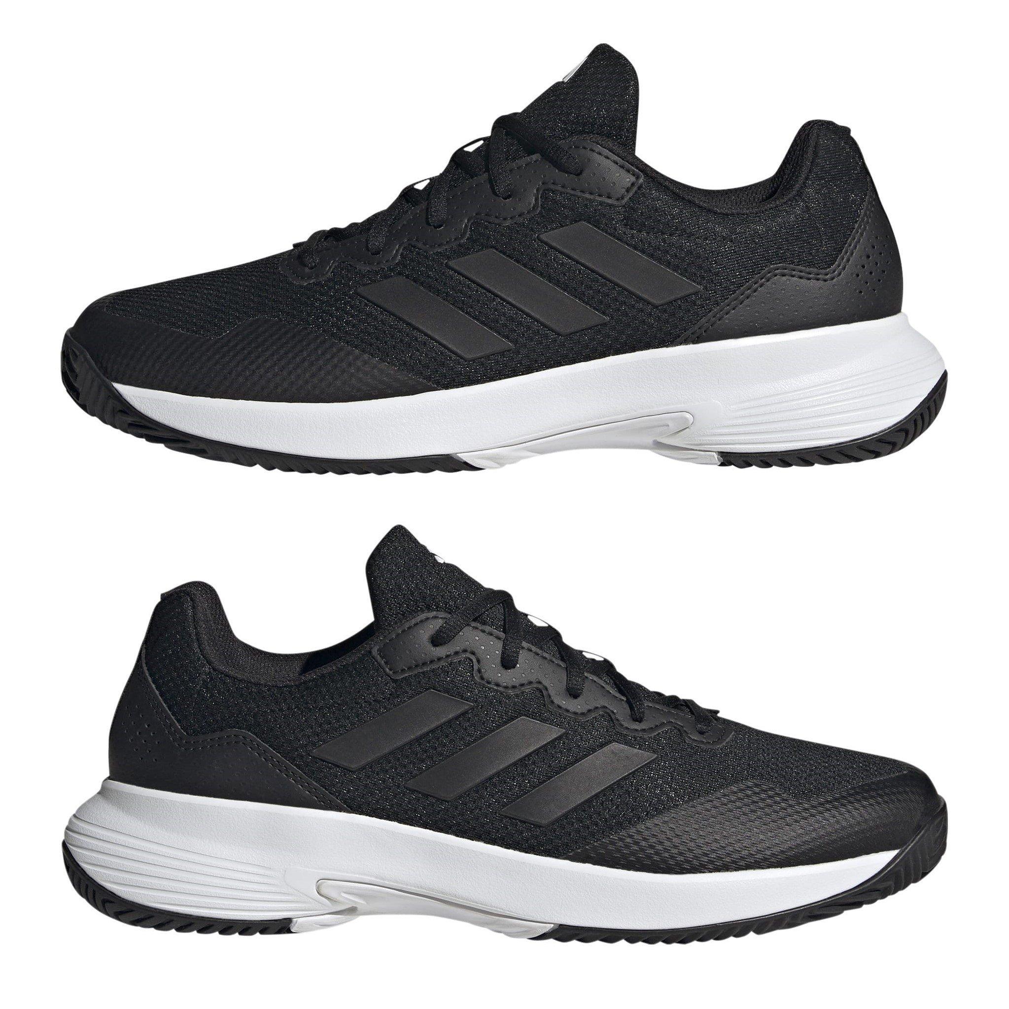 C.Black/Grey - adidas - GameCourt 2.0 Mens Shoes - 9