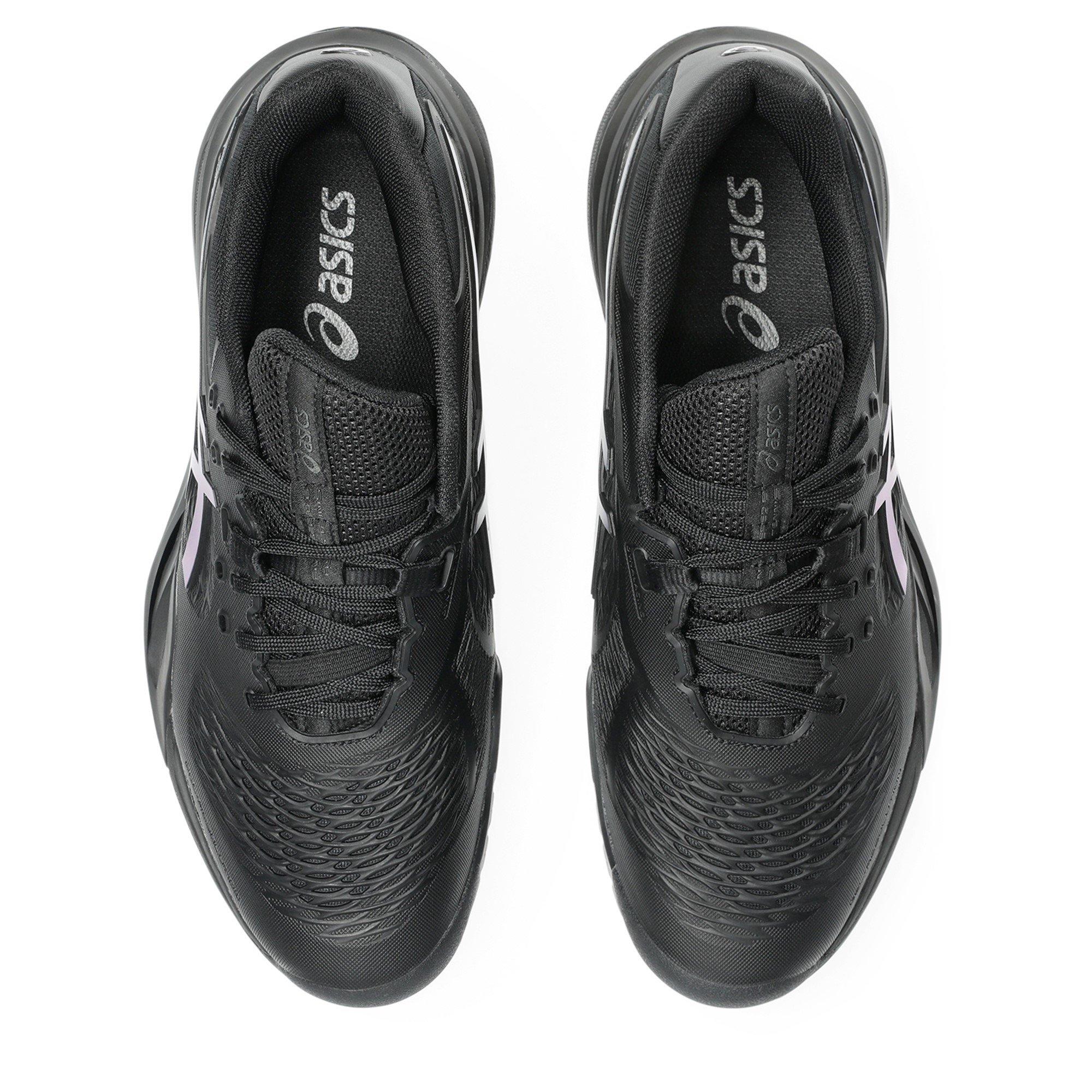 Black/Prs Blue - Asics - Gel-Resolution X Night Energy Tennis Shoes Mens - 6