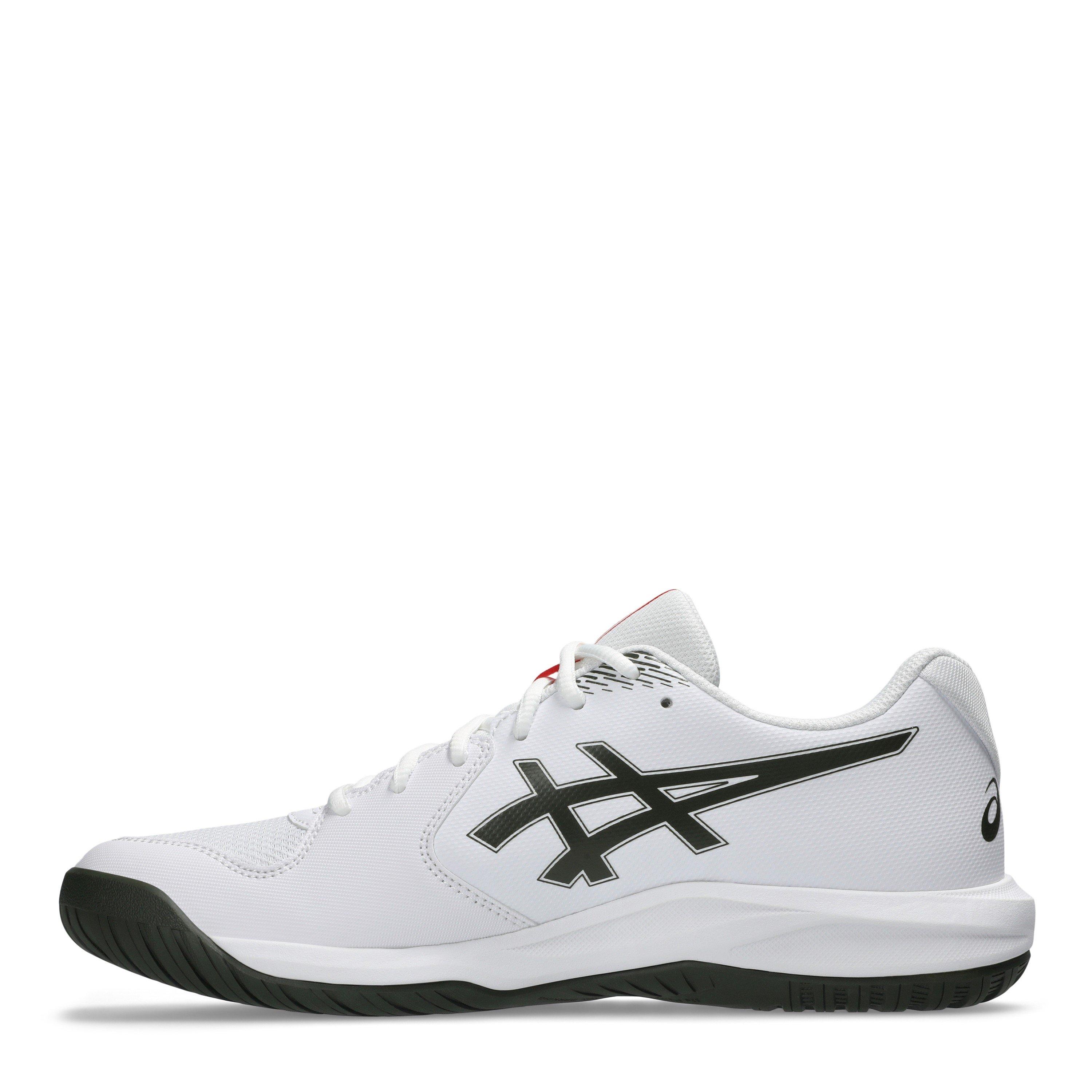 Wht/Khaki - Asics - Gel-Dedicate 9 Mens Pickleball Shoes - 2