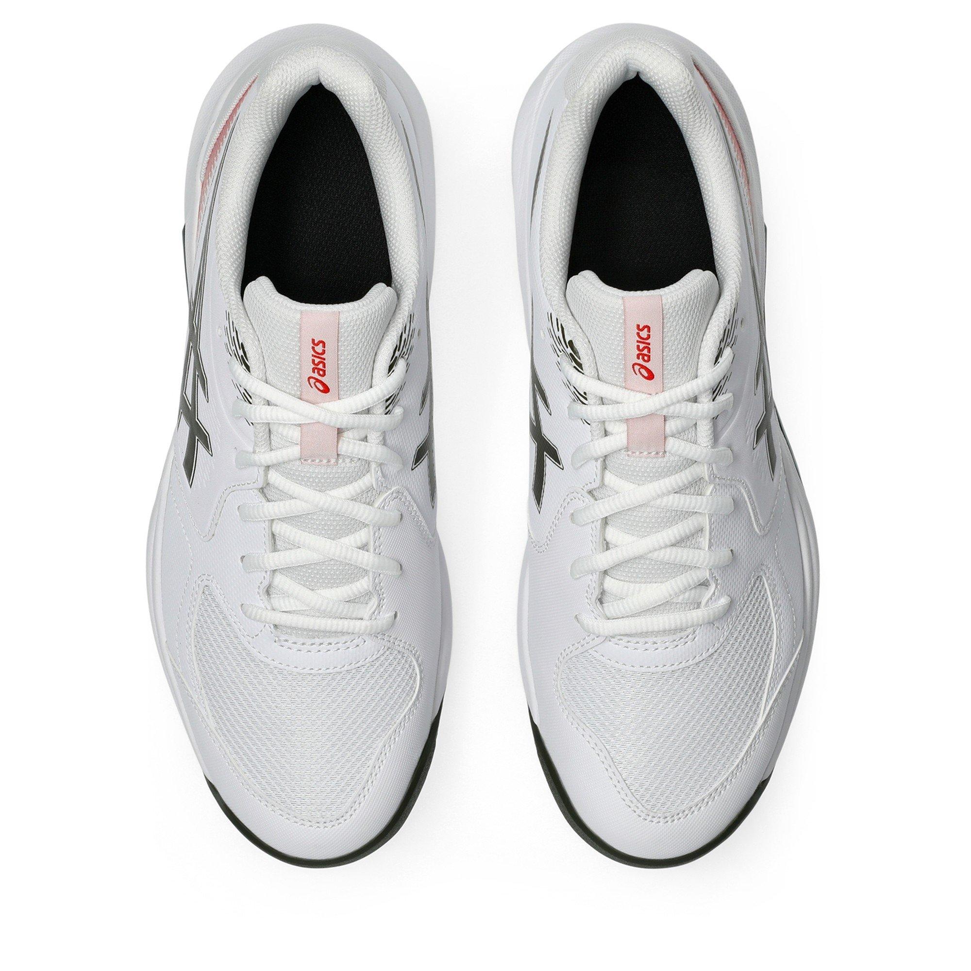 Wht/Khaki - Asics - Gel-Dedicate 9 Mens Pickleball Shoes - 6