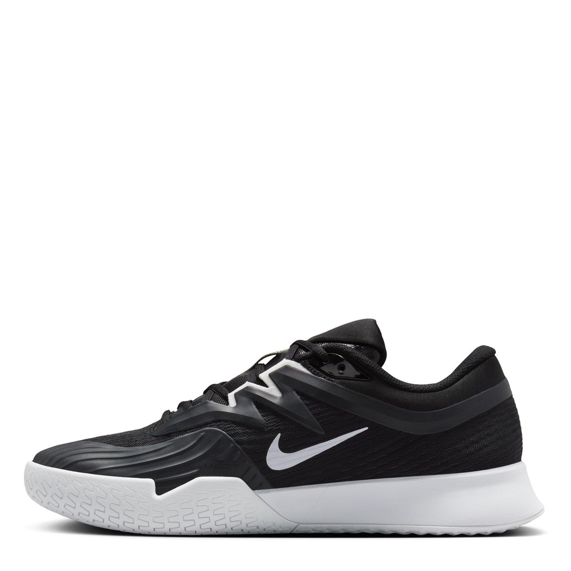Black/White - Nike - Vapor Pro 3 Tennis Shoes Womens - 2