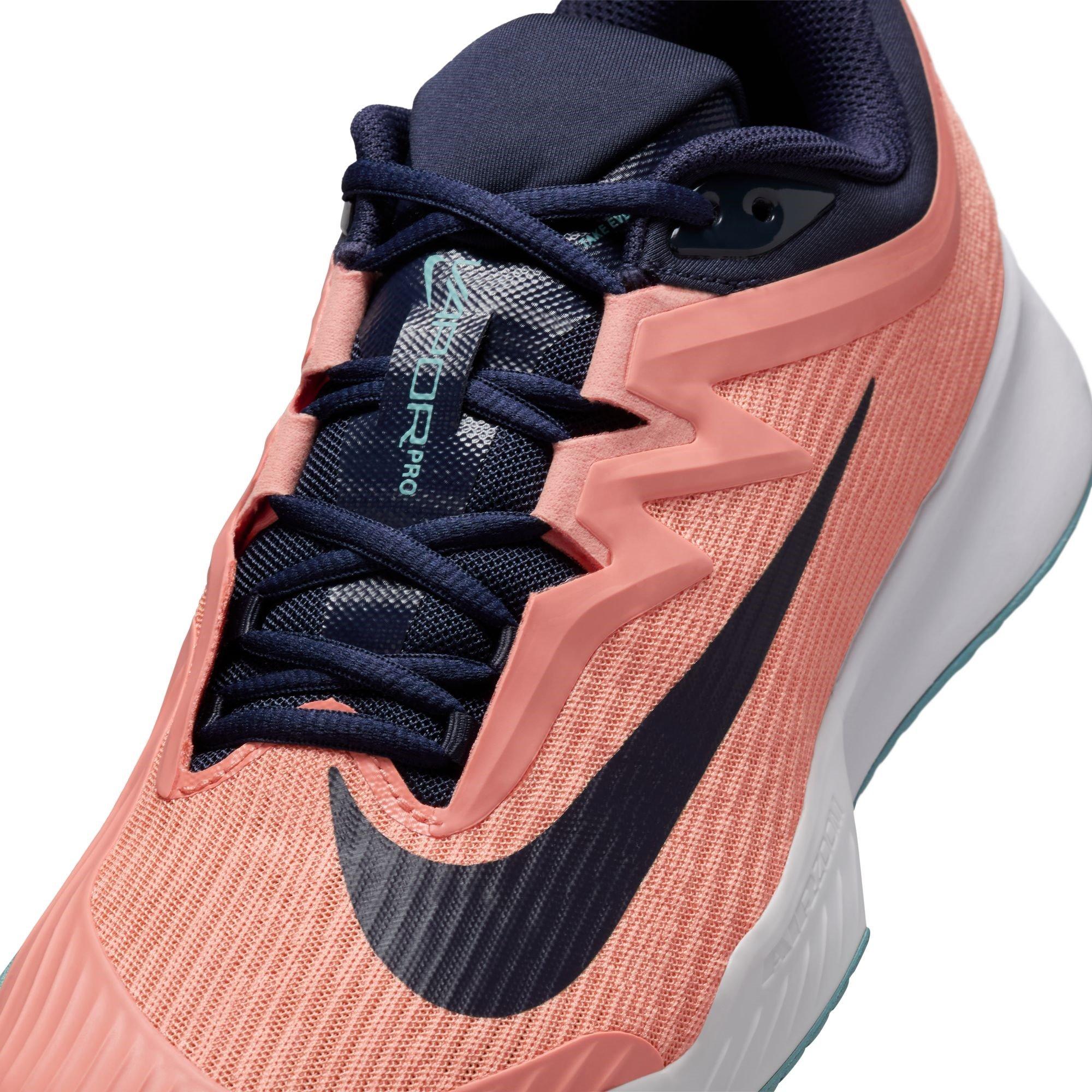 Aprikose/Weiß-Grau - Nike - Vapor Pro 3 Tennis Shoes Womens - 7