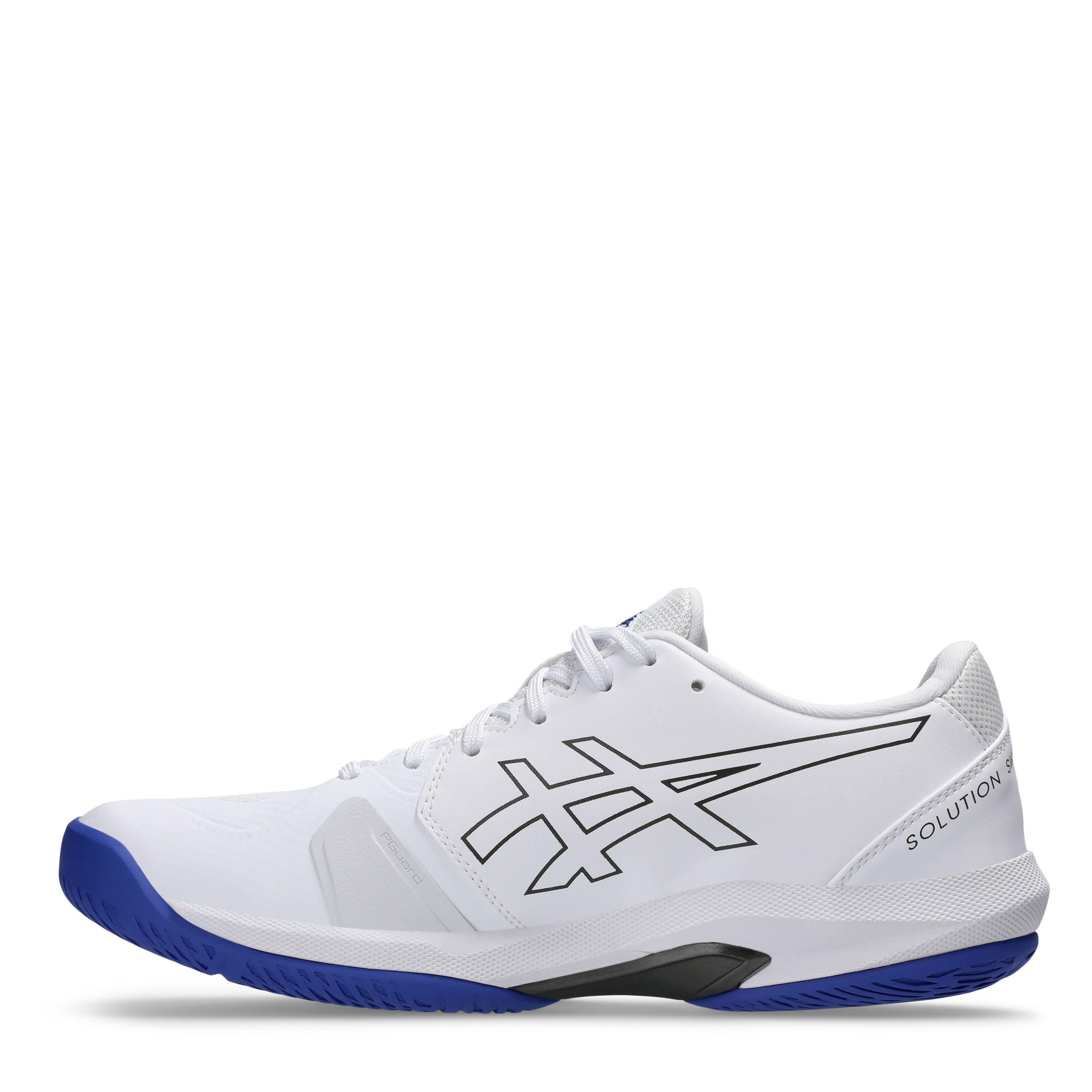 Wht/Dk Cobalt - Asics - Solution Swift Tennis Shoes - 2