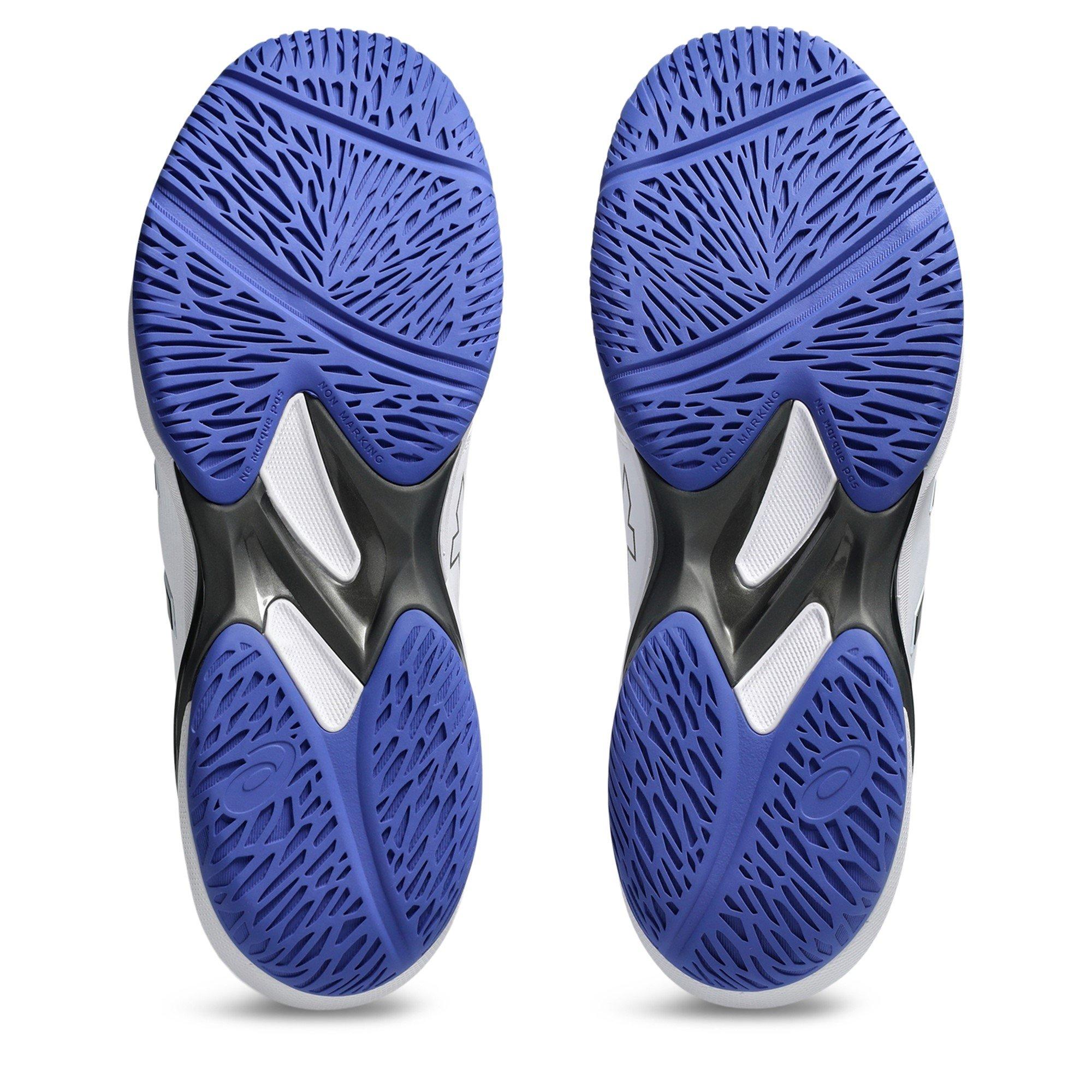 Wht/Dk Cobalt - Asics - Solution Swift Tennis Shoes - 3