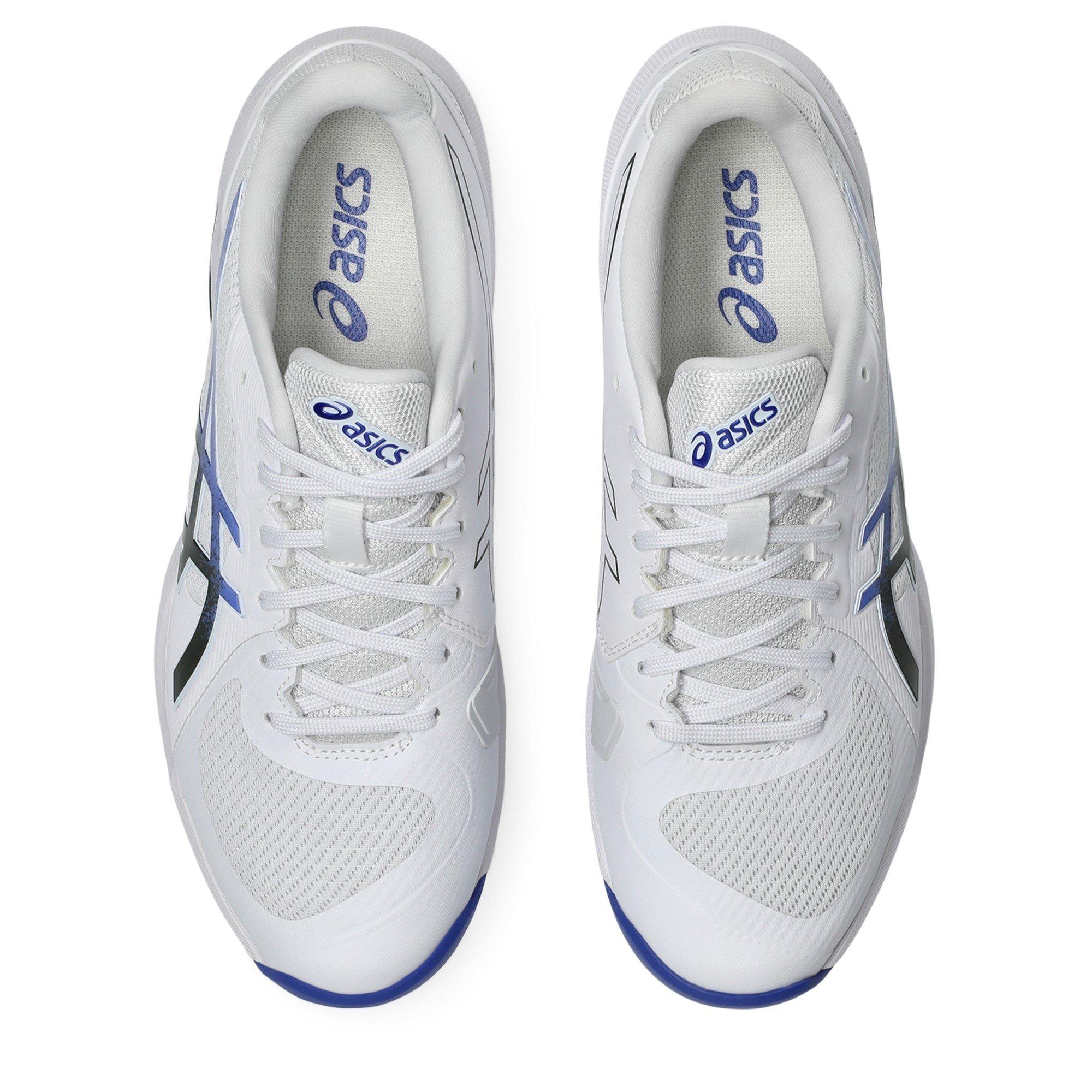 Wht/Dk Cobalt - Asics - Solution Swift Tennis Shoes - 6