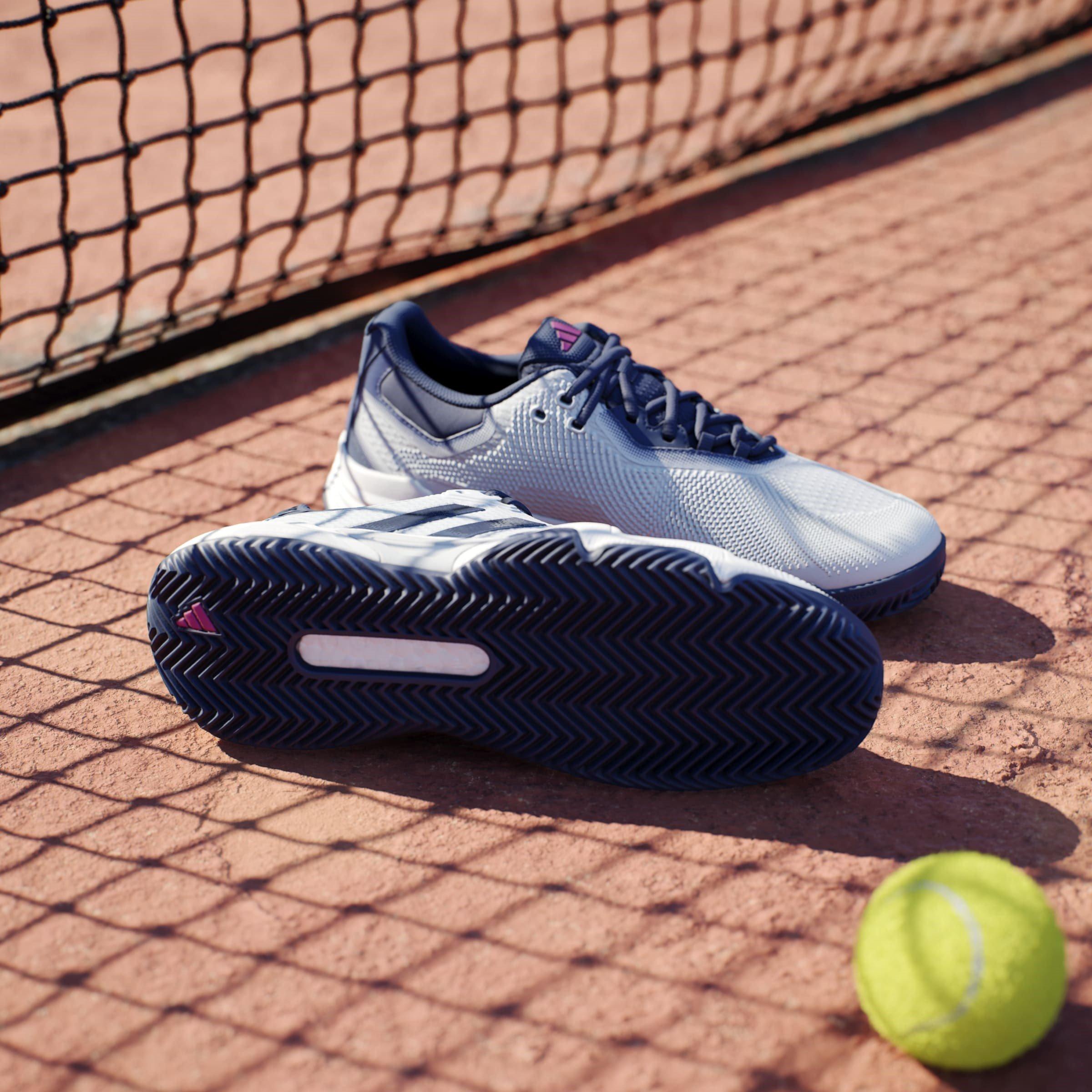 Blu Halo - adidas - Solematch Control 2 M Cl Tennis Shoes Mens - 11