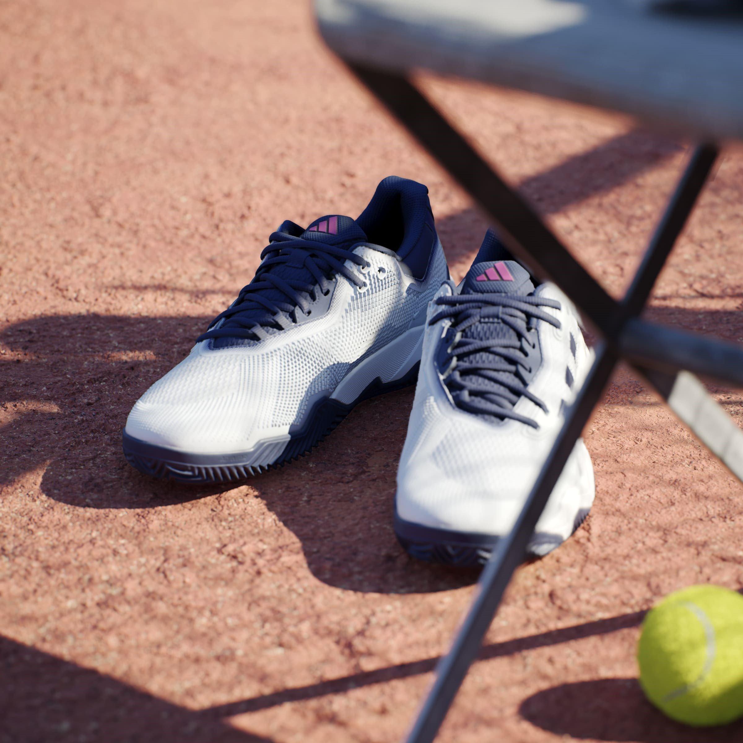 Blu Halo - adidas - Solematch Control 2 M Cl Tennis Shoes Mens - 12