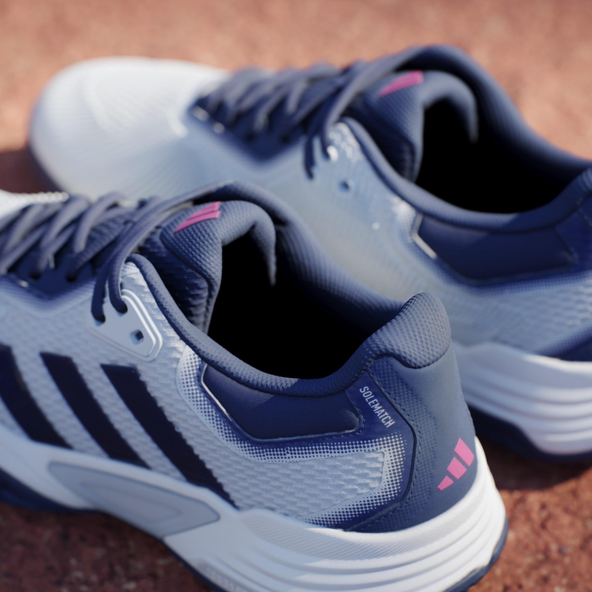 Blu Halo - adidas - Solematch Control 2 M Cl Tennis Shoes Mens - 16