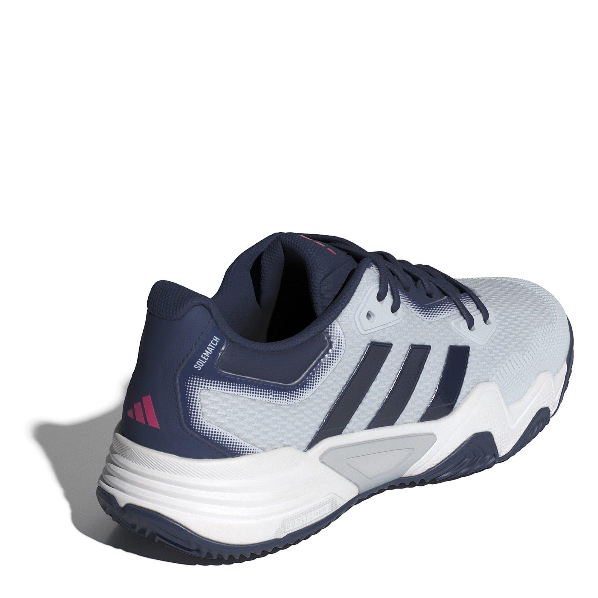 Blu Halo - adidas - Solematch Control 2 M Cl Tennis Shoes Mens - 4