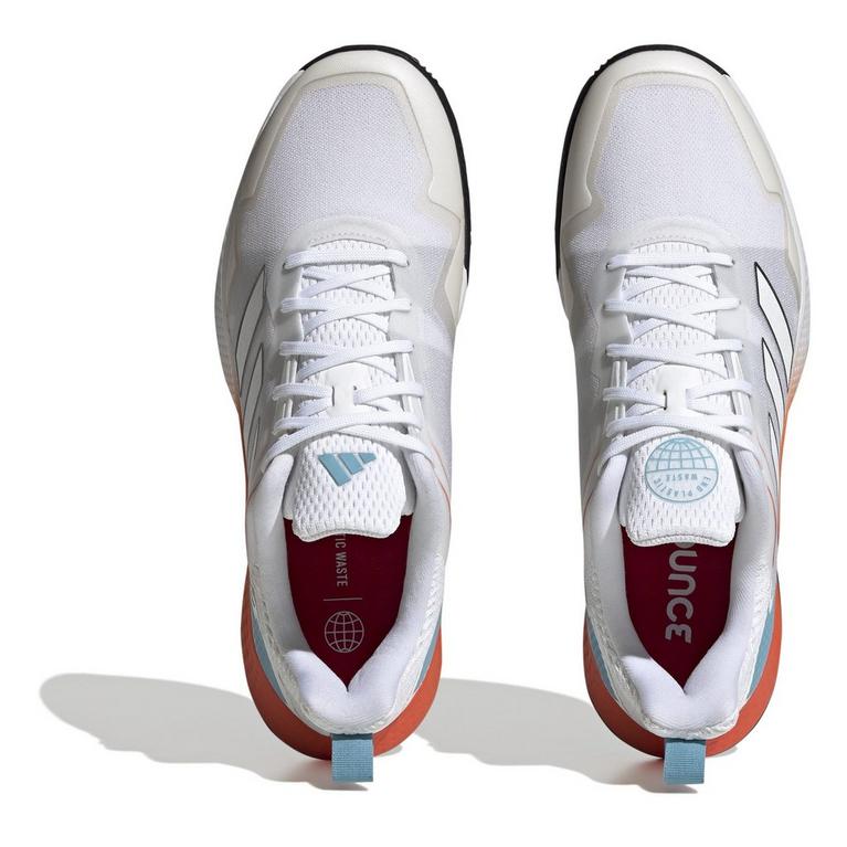 Blanc/Orange - adidas - bardziej zrelaksowanych sneakersów - 5