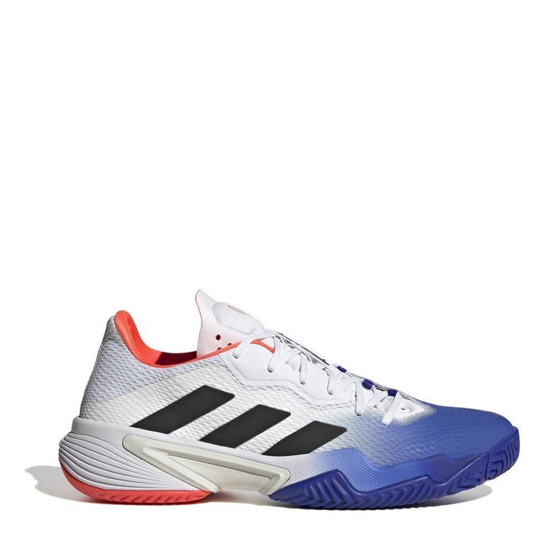 Blanc/Bleu - adidas - Barricade Men's Tennis Shoes - 1
