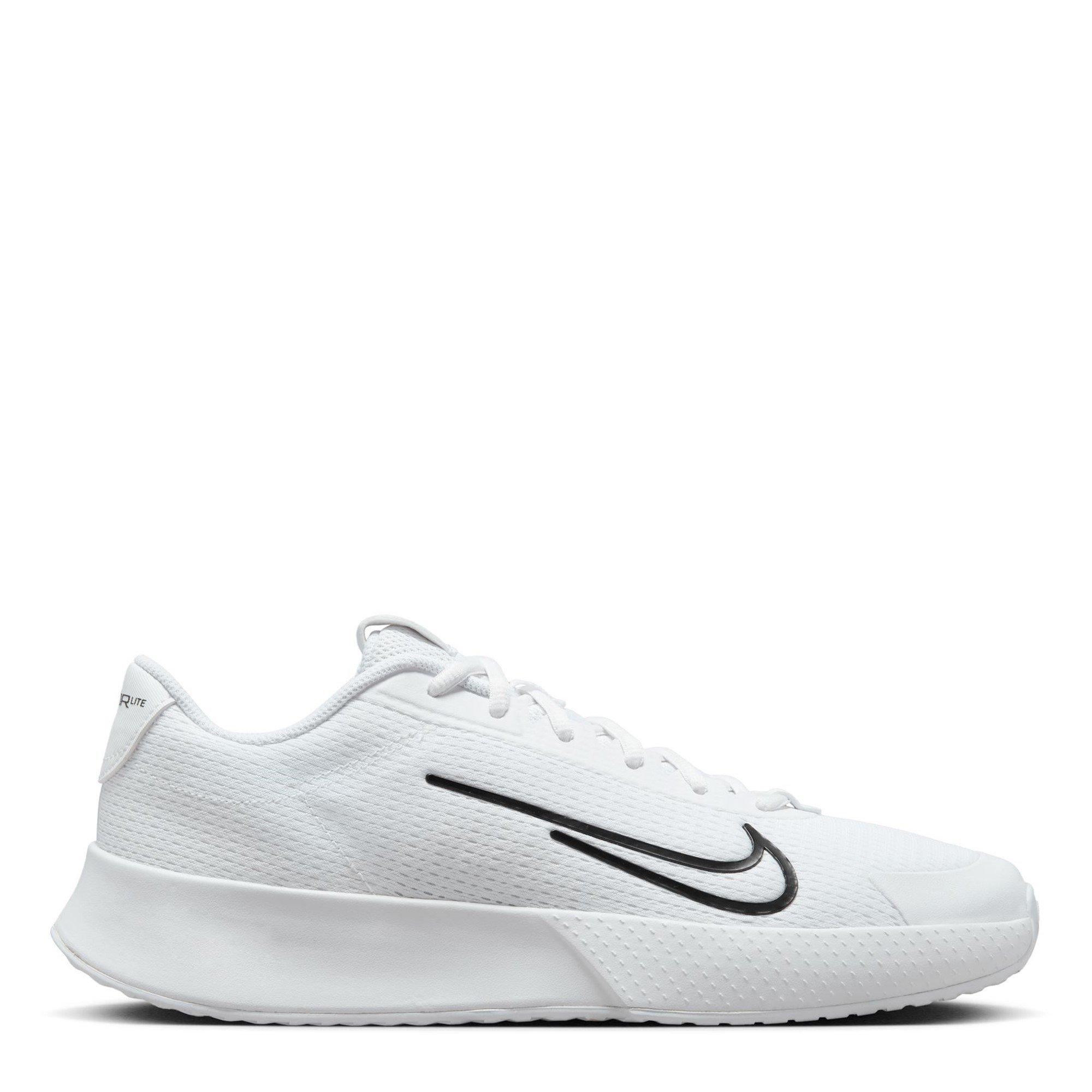 White/Black - Nike - NikeCourt Vapor Lite 2 Men's Hard Court Tennis Shoes - 1